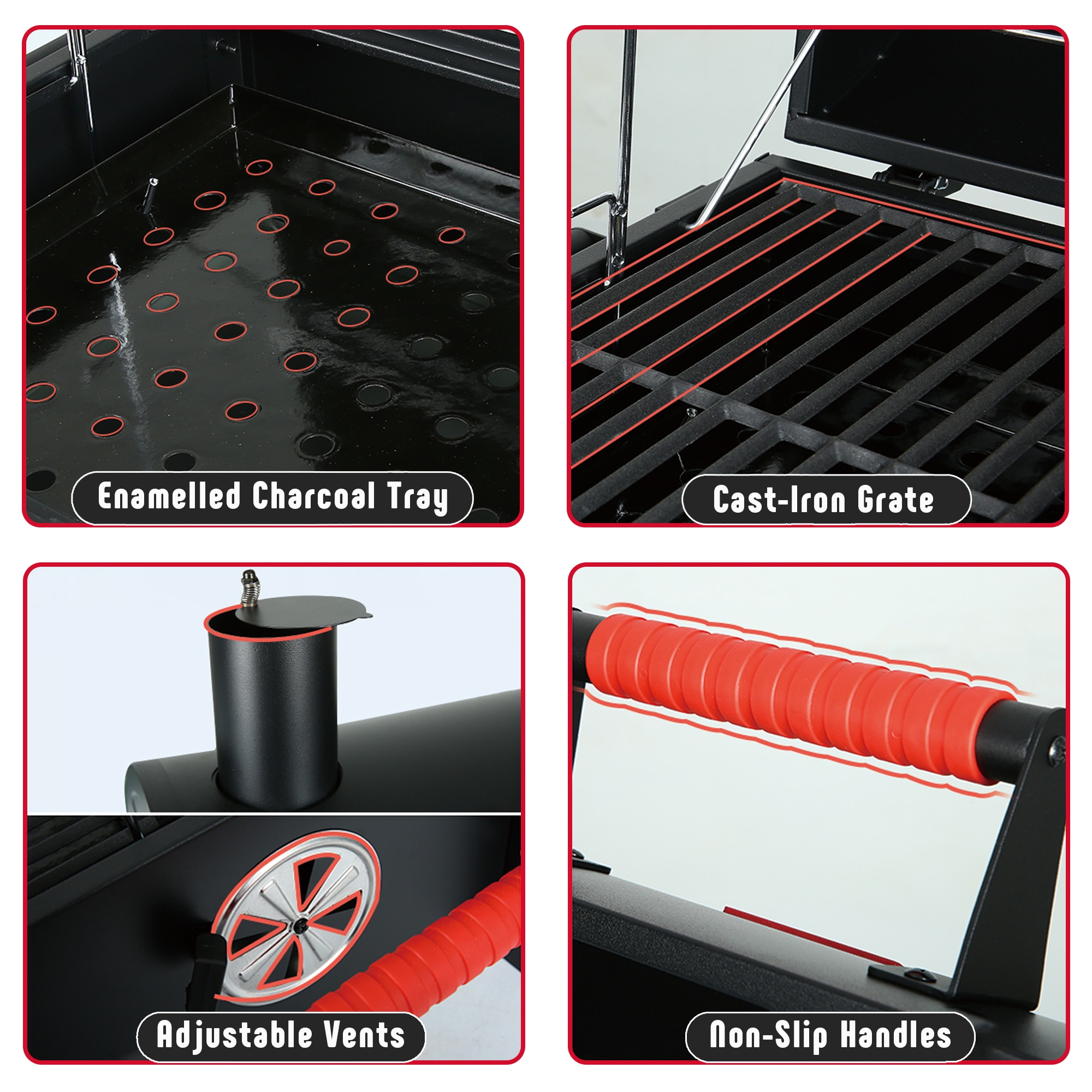 Feasto 2720PC Charcoal-Grills - View #5