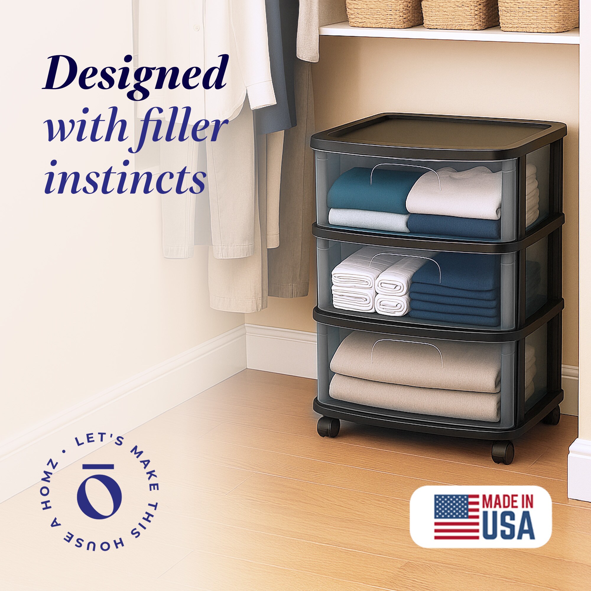 Homz Products 244752 Storage-Drawers - View #2