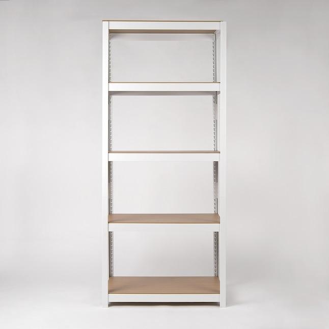 Fashion Kepsuul Steel Heavy Duty 4 Tier, Metal And Timber Shelving Units