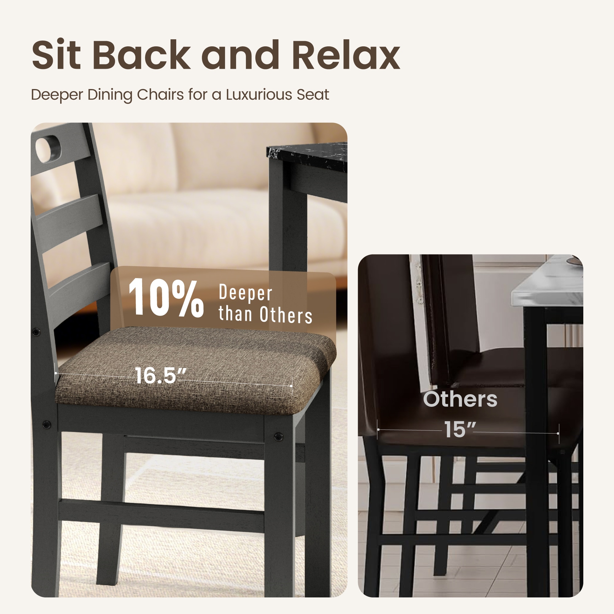 Sunshine Valley IF901-S02-BK Dining-Sets - View #4