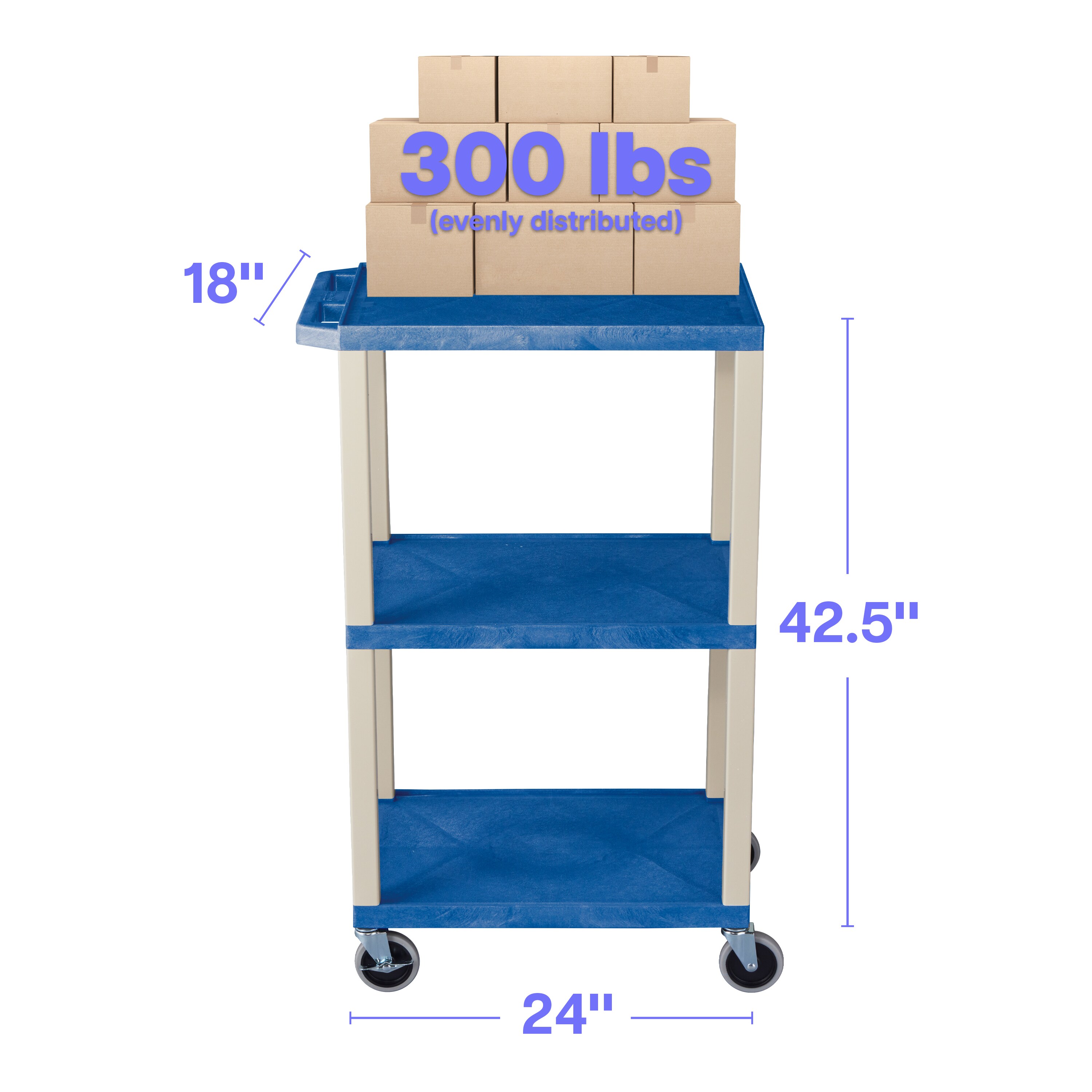 Luxor UCPL1BU Utility-Carts - View #8