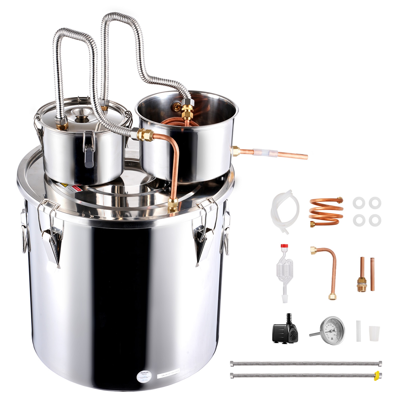 SVOPES SVOPESSLNTZLQ10948V1 2 Condensing Bucket Alcohol still