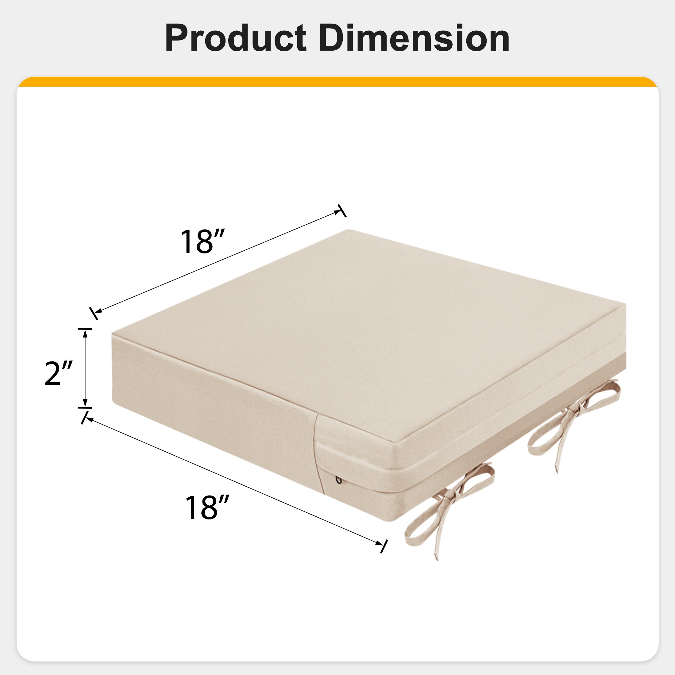 AAAAAcessories LSPC-YD-1818-MI-2 Patio-Furniture-Cushions - View #7