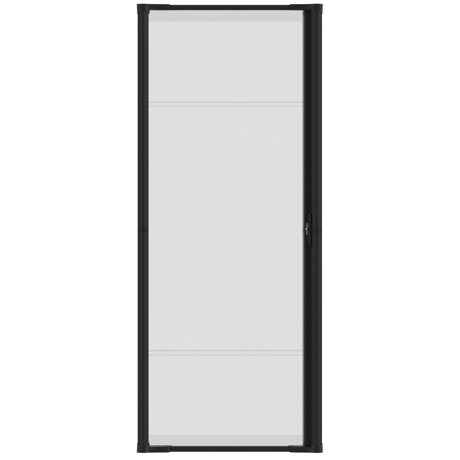Brisa 36-in x 78-in Black Aluminum Retractable Screen Door | - LARSON 77210561