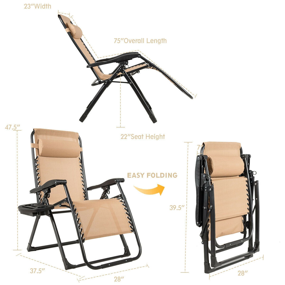 Forclover ASE-080CW Patio-Chairs - View #7