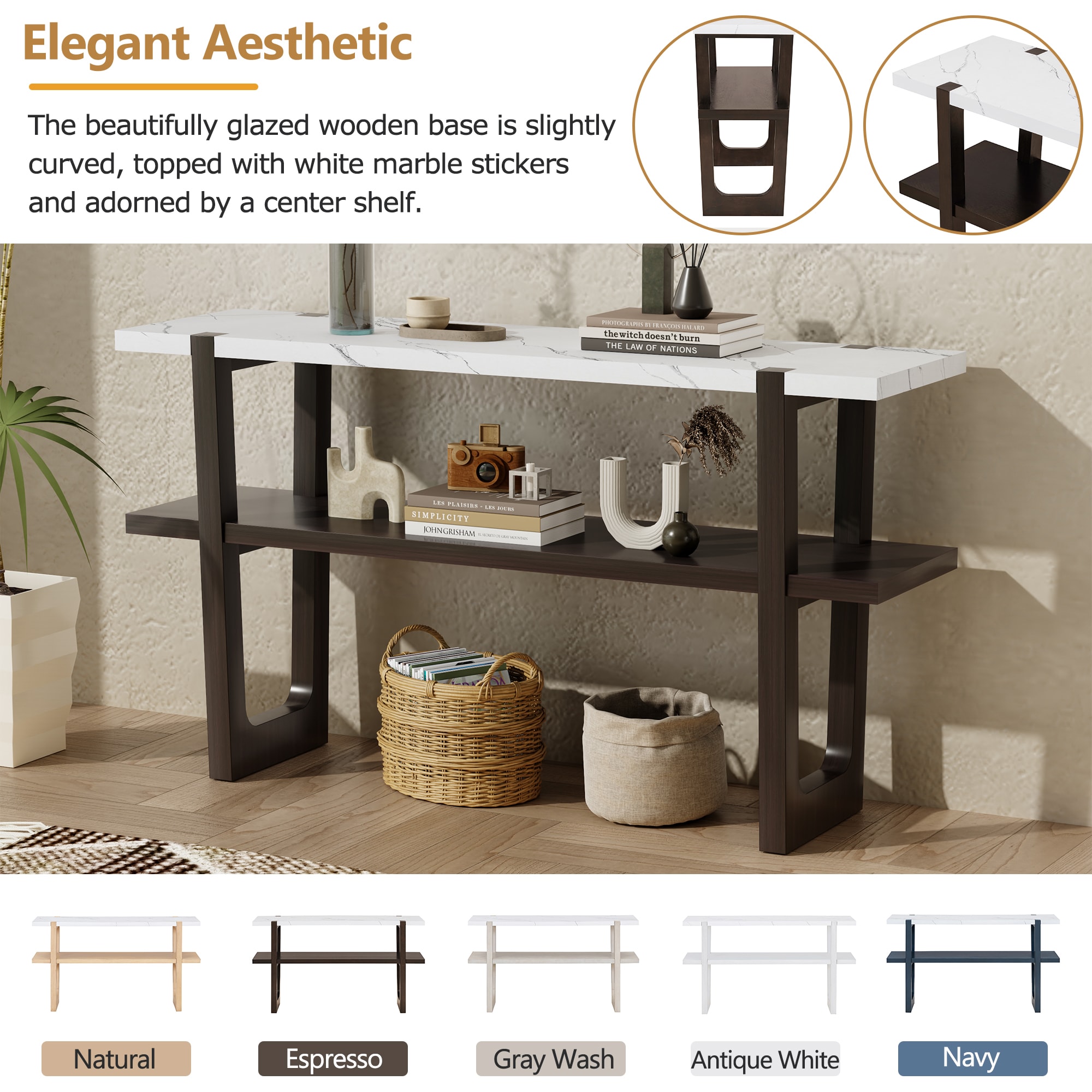 SINOFURN SYA330166BN Console-Sofa-Tables - View #13
