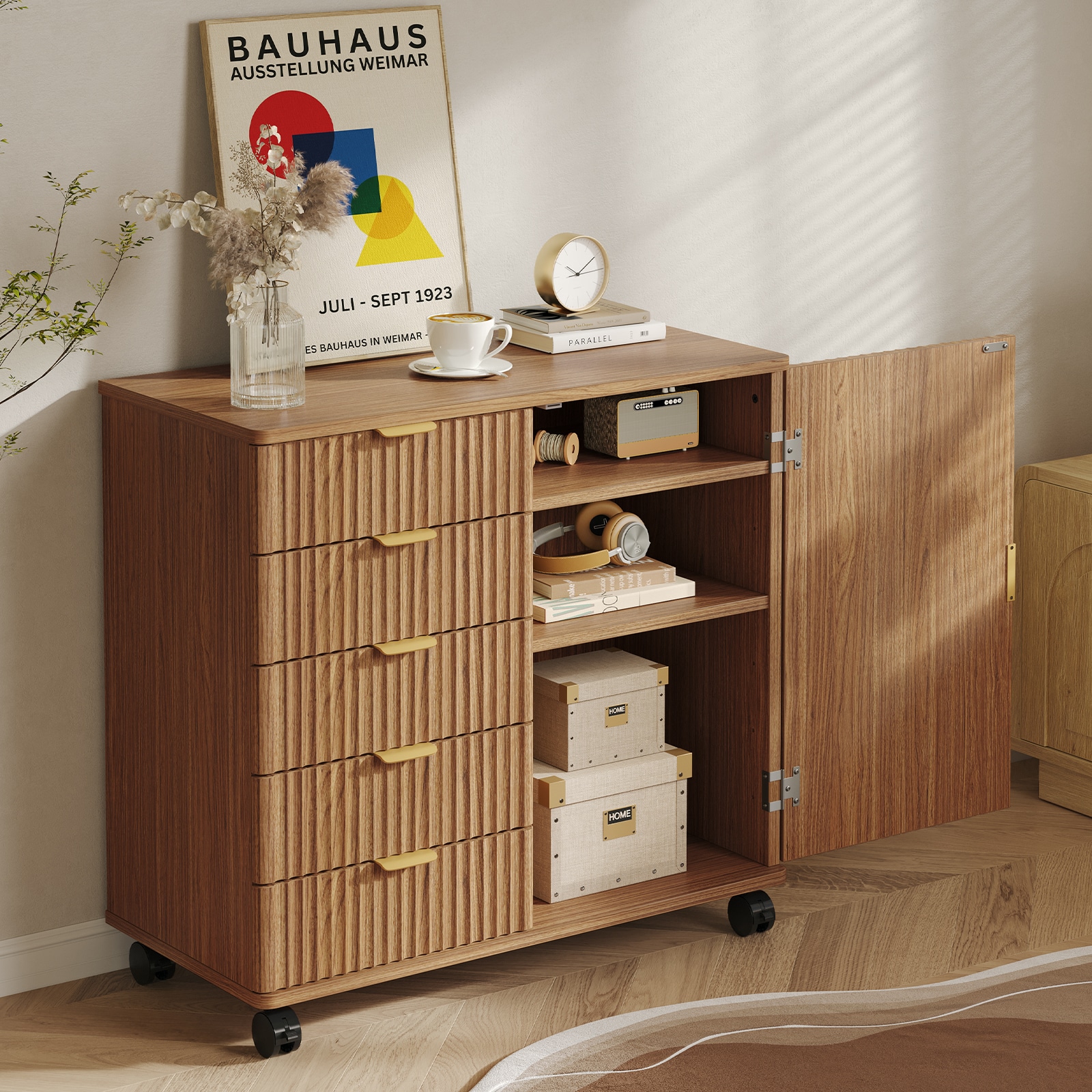 Bestier LOW-H400580A-BWOK Filing-Cabinets - View #2