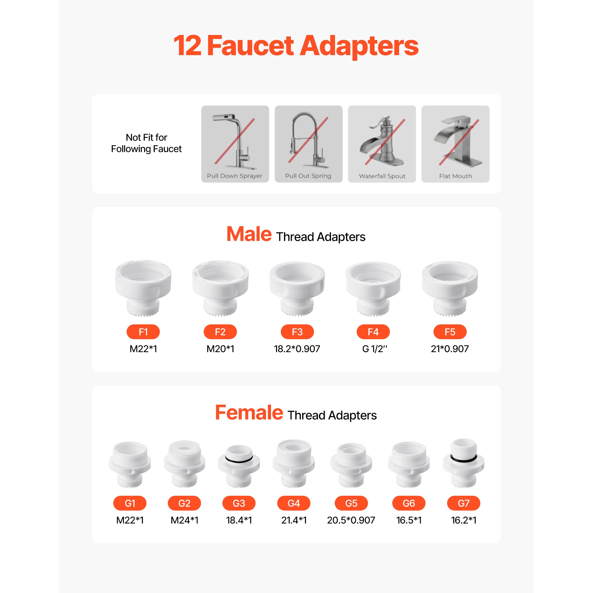VEVOR SCMRHFXLSLTL07643V0 Faucet-Mount-Filters - View #6