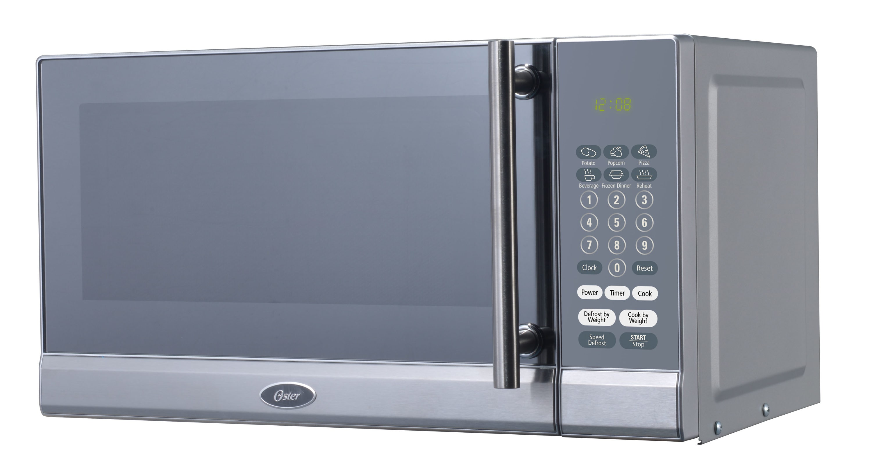 Oster 0.7 Cu. Ft. Compact Microwave Silver OGG3701 - Best Buy
