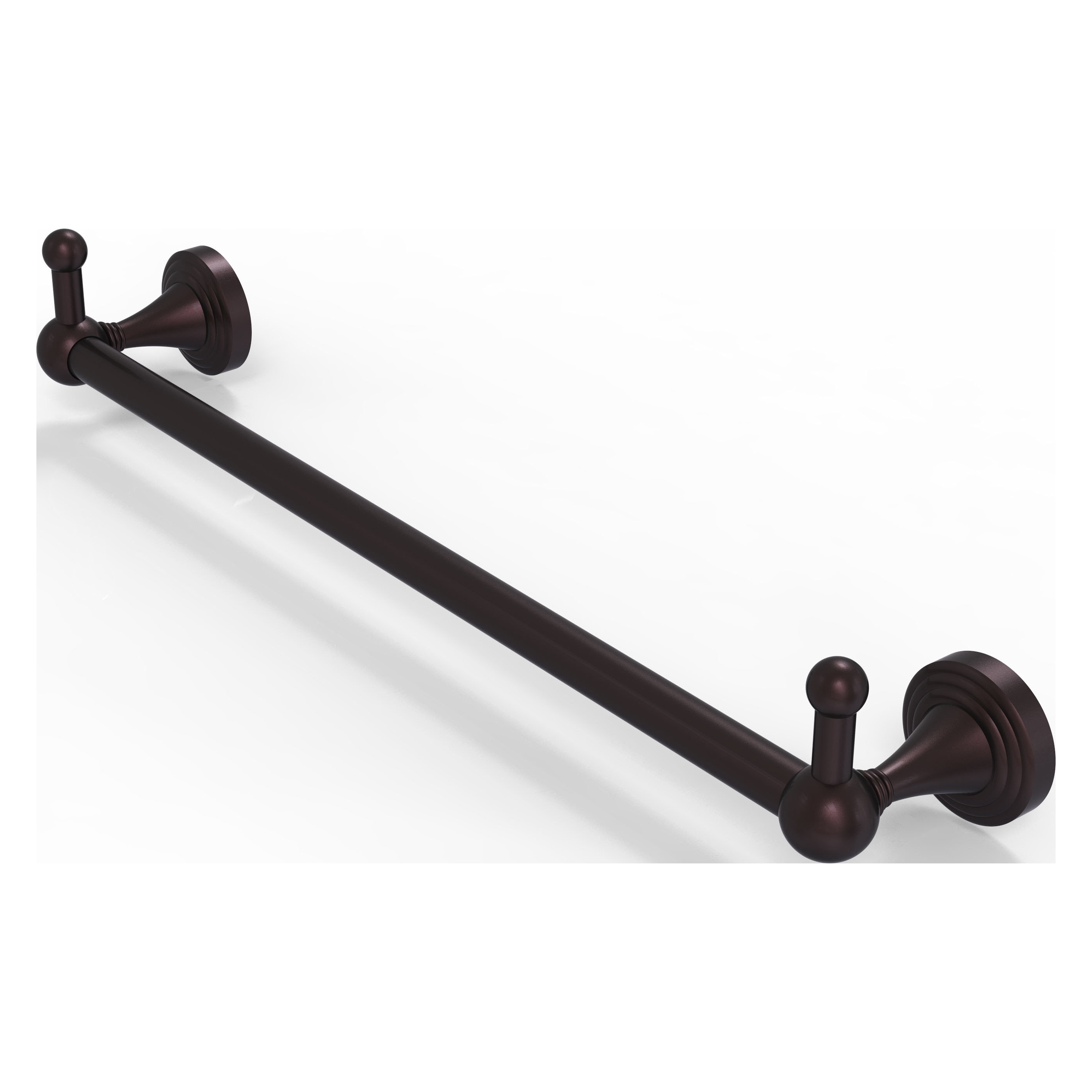 Allied Brass SG-41-36-PEG-ABZ Sag Harbor 36-in Antique Bronze Wall mount Single Towel Bar