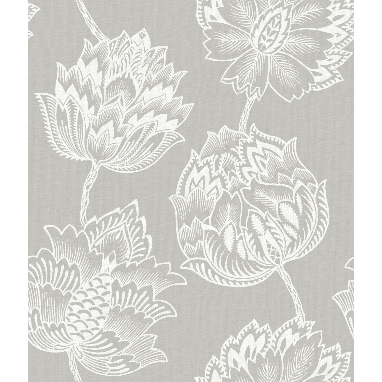 RoomMates RMK11842WP 28.18-Sq. Feet Neutral Vinyl Floral Self-adhesive Peel and Stick Wallpaper