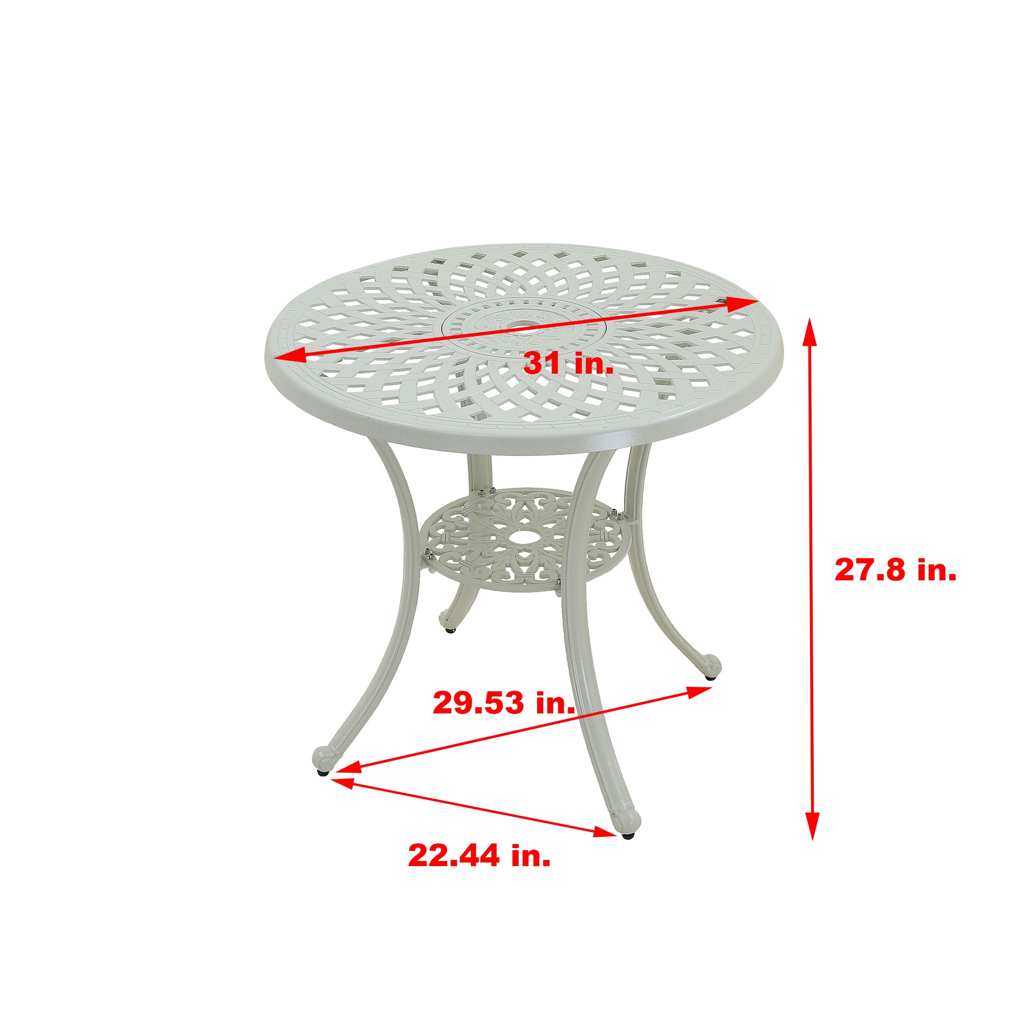 Mondawe MO6058T-WH Patio-Tables - View #9