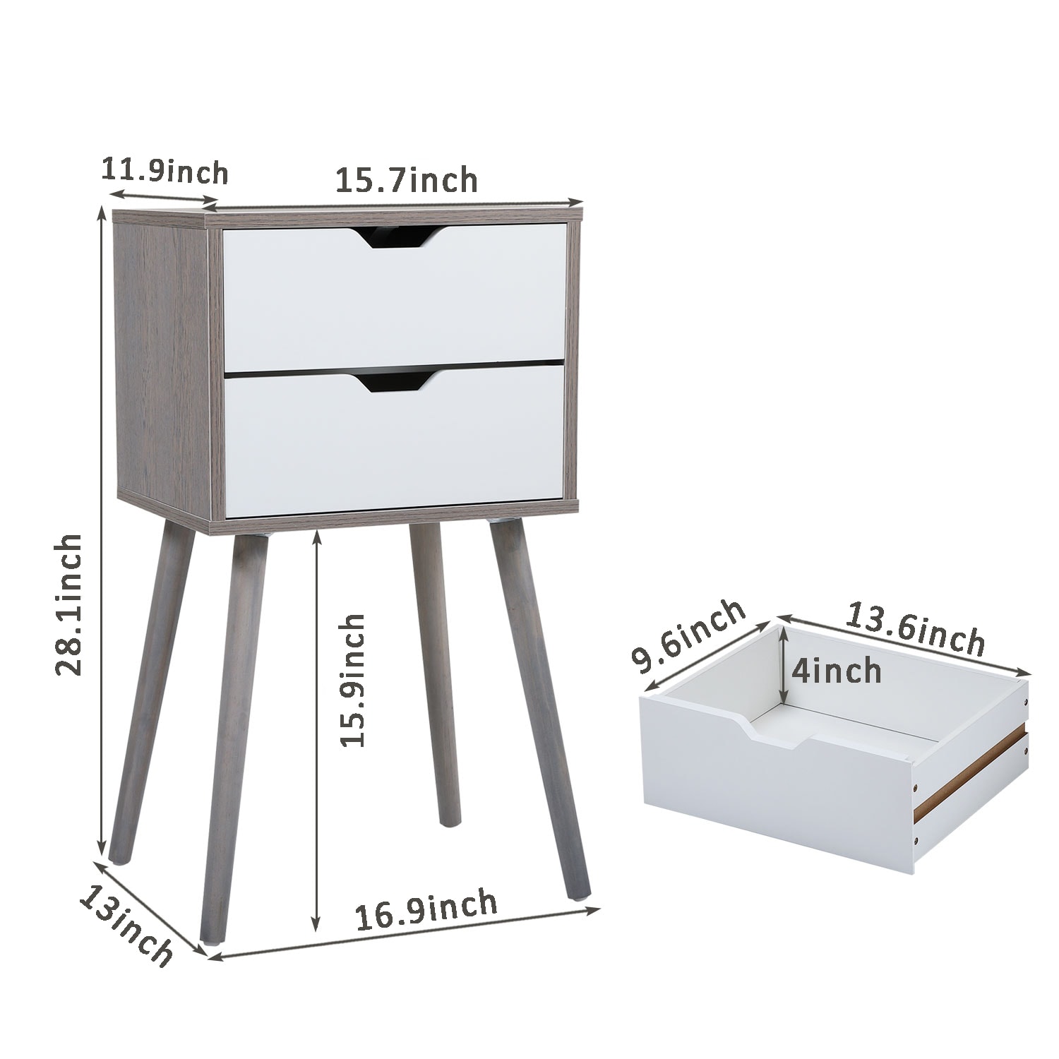 Kahomvis MIX-QPN1-875 nightstands - View #3