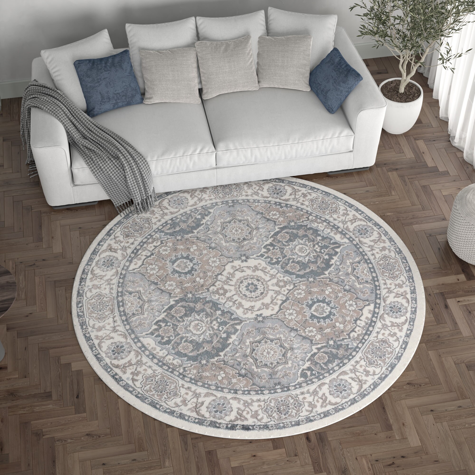 Tayse MDN4607 5X8OVL rugs - View #6