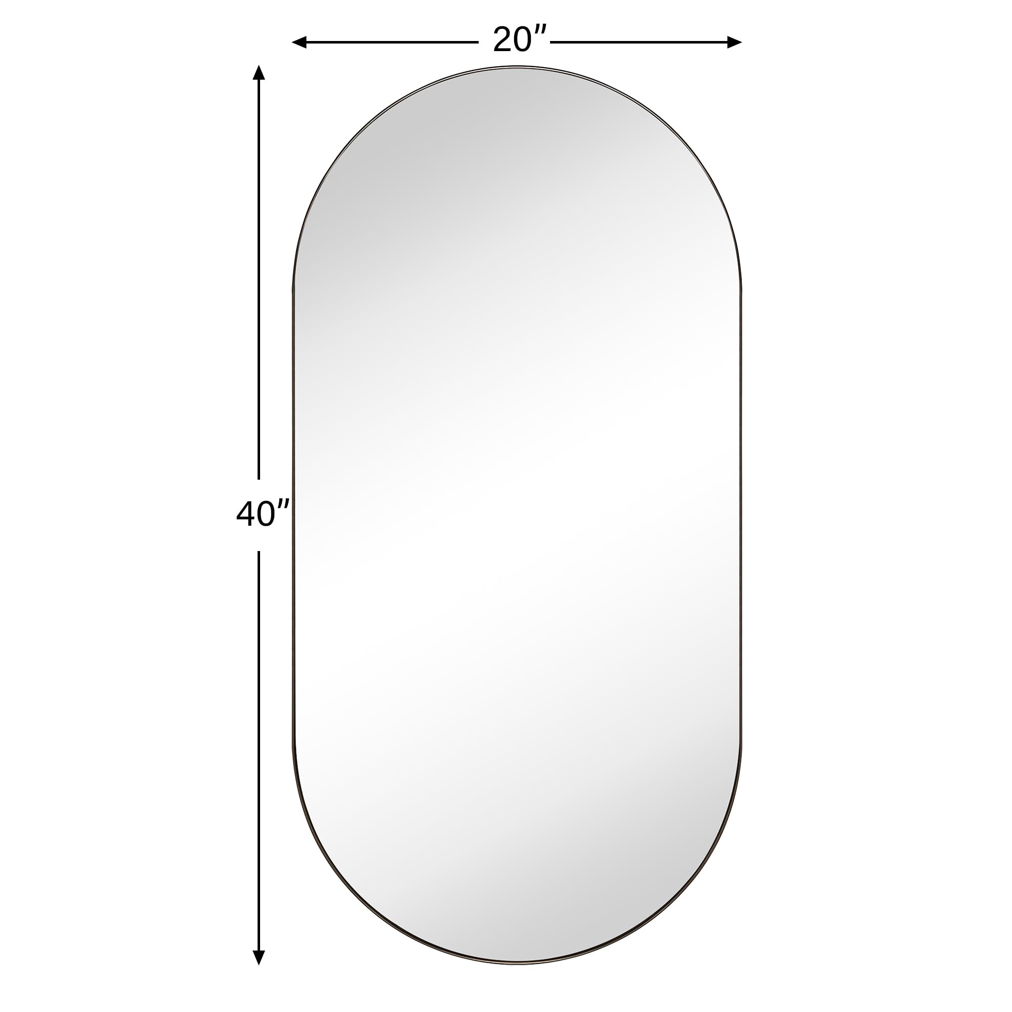 TEHOME GC-0Y117 Framed-Bath-Mirrors - View #7