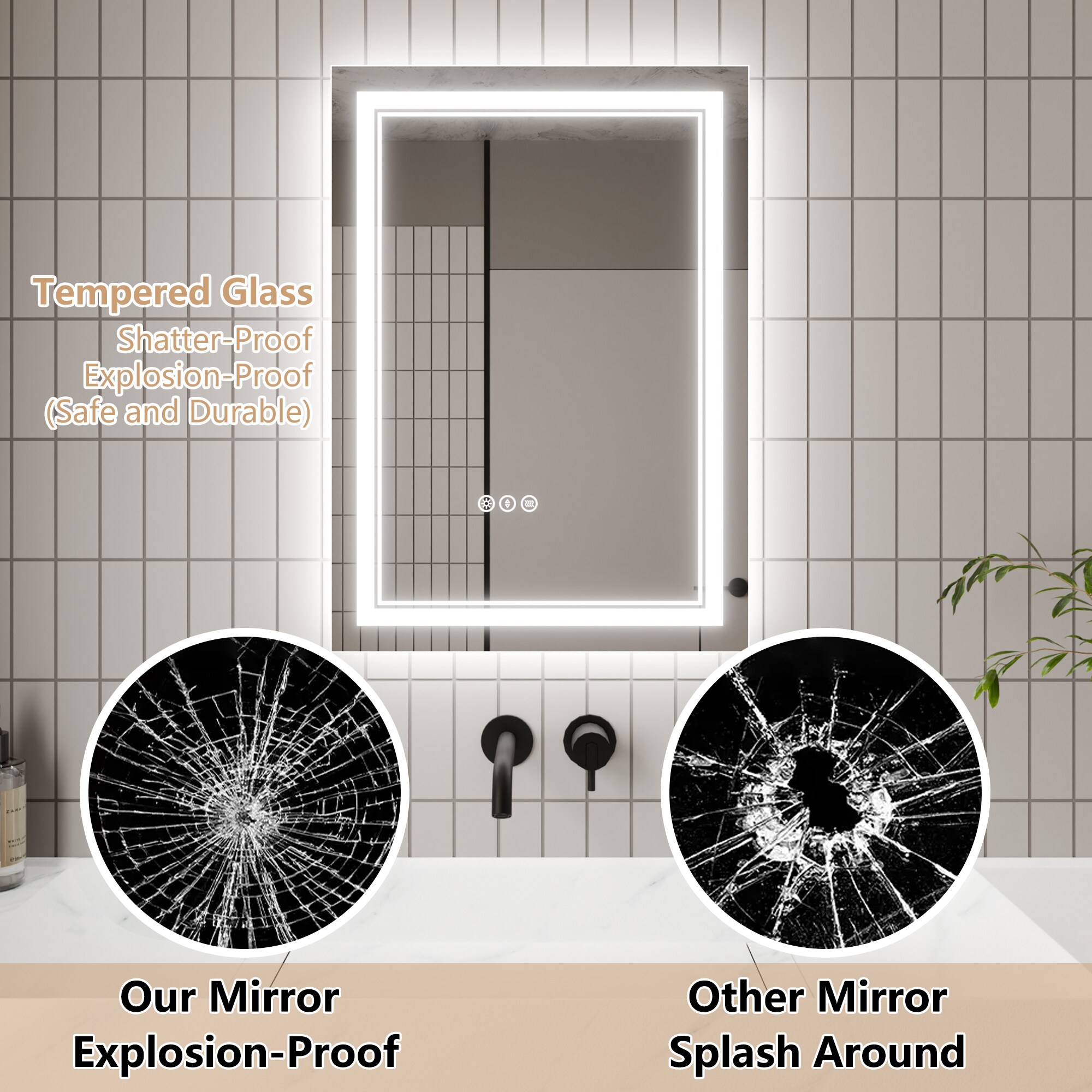 CASAINC JS-2030-2-X-E-WEIFEI Framed-Bath-Mirrors - View #9