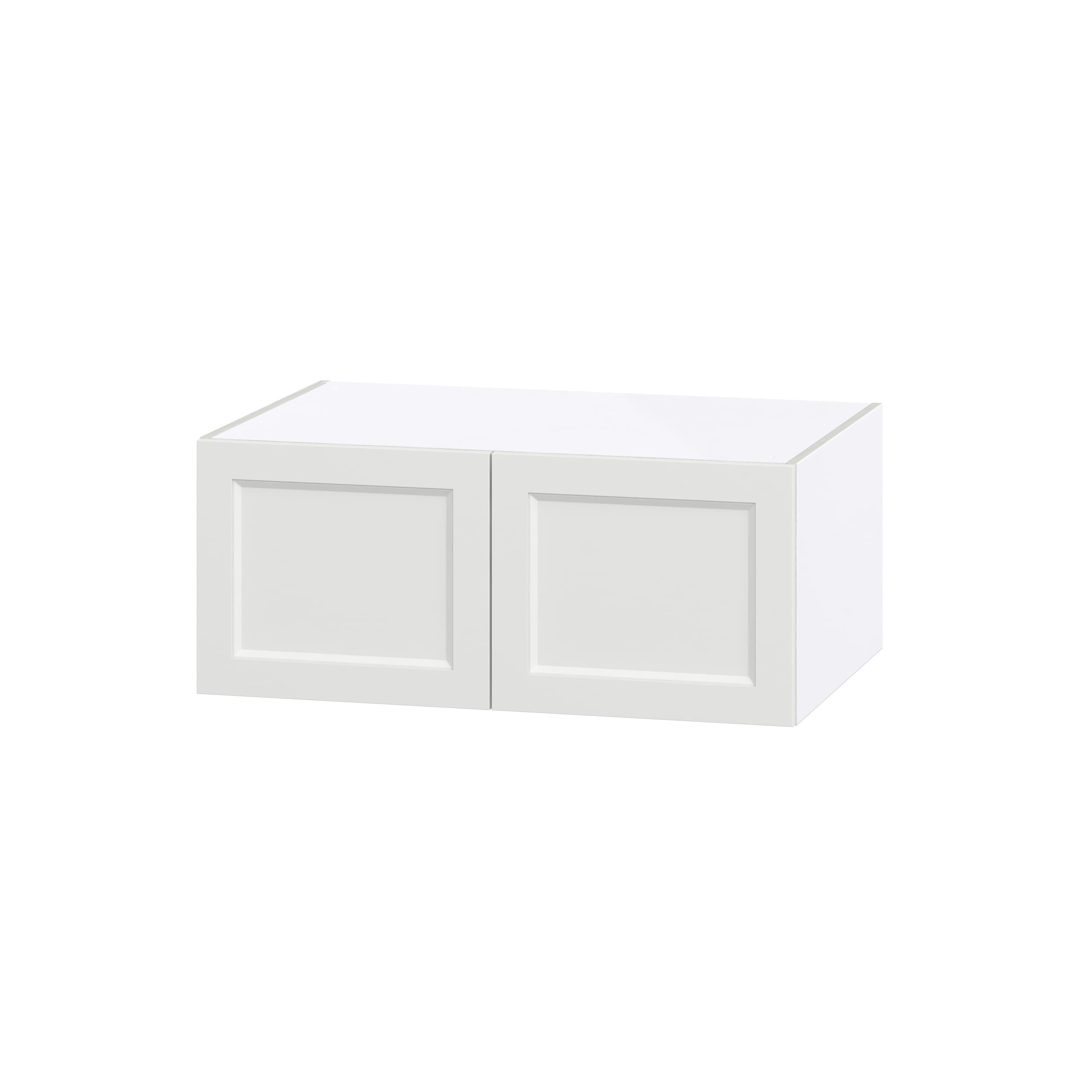 Hugo&Borg DSW361524-RI Riviera 36-in W x 15-in H x 24-in D Bright White Wall Fully assembled Cabinet (Recessed Panel Shaker)
