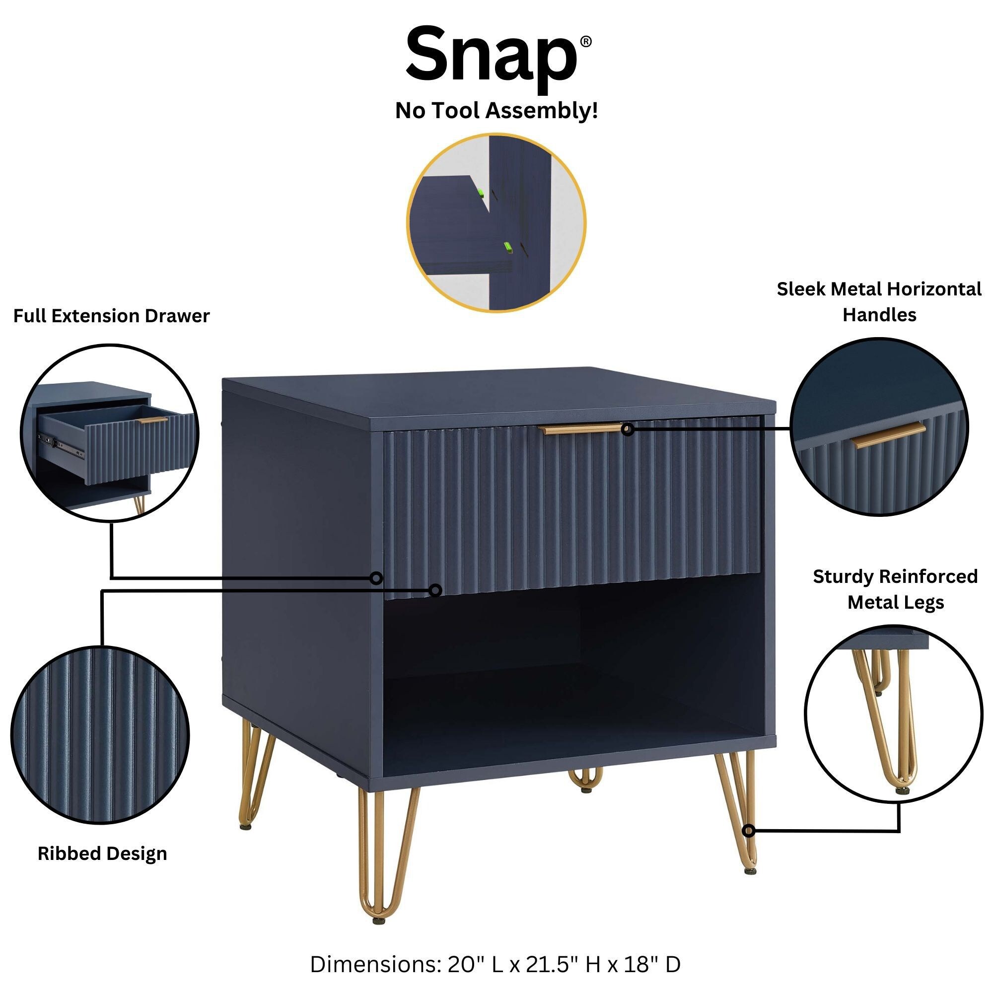 Manhattan Comfort 2-DB01-MB dressers - View #6