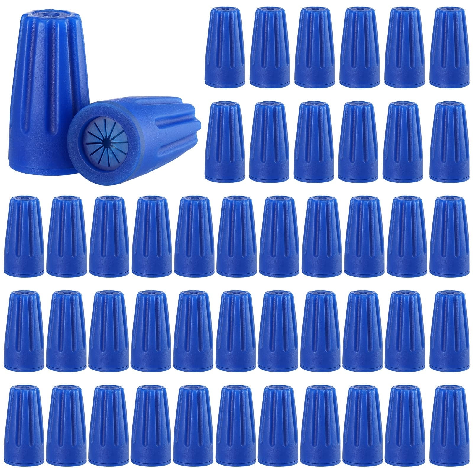 Etokfoks  150 Pcs Waterproof Splice Terminal Electrical Connector Blue O for 22AWG 12AWG Cable Wire Landscape