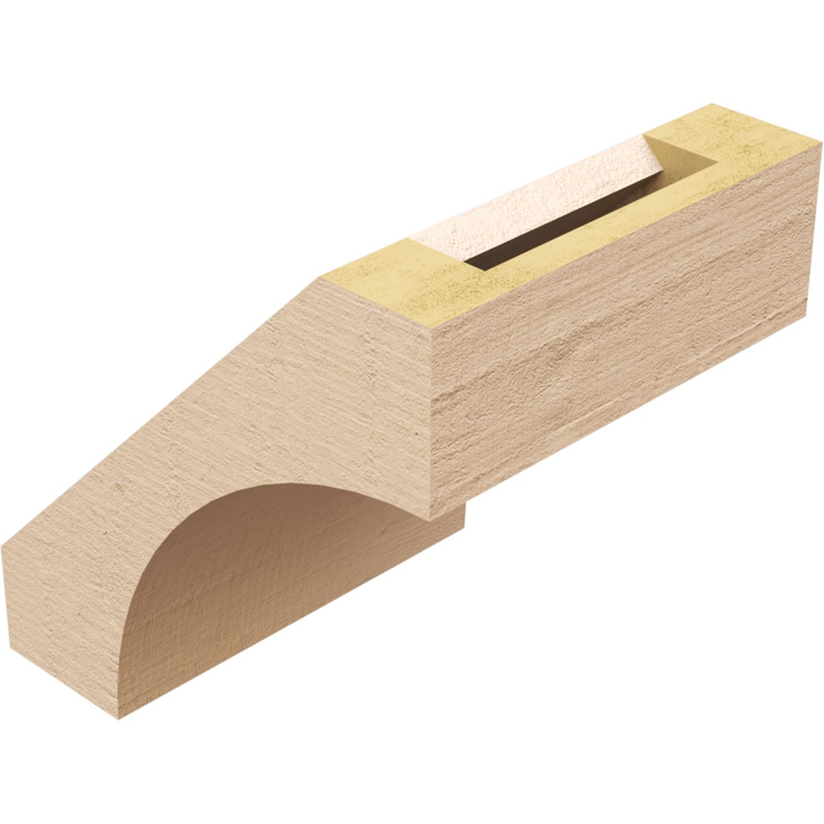 Ekena Millwork BRCUR05X06X06WTLRCPR braces - View #6