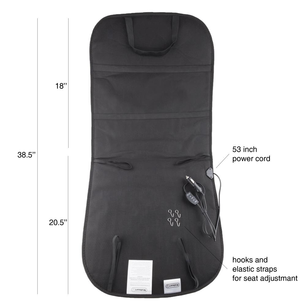Fleming Supply Heated Car Seat Pad - Full Size Electric Universal