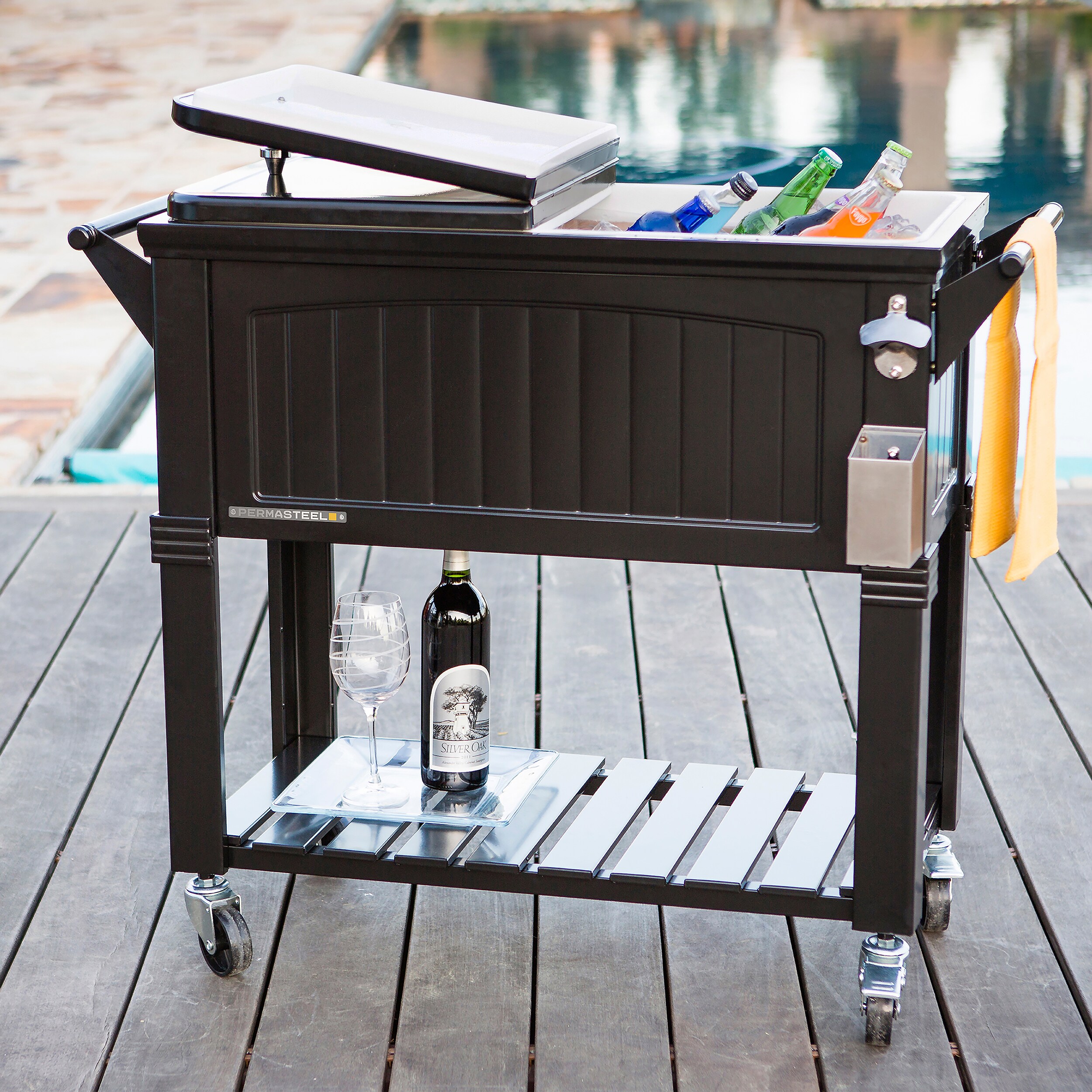 Permasteel PS-203 F1-BK Beverage-Coolers - View #2