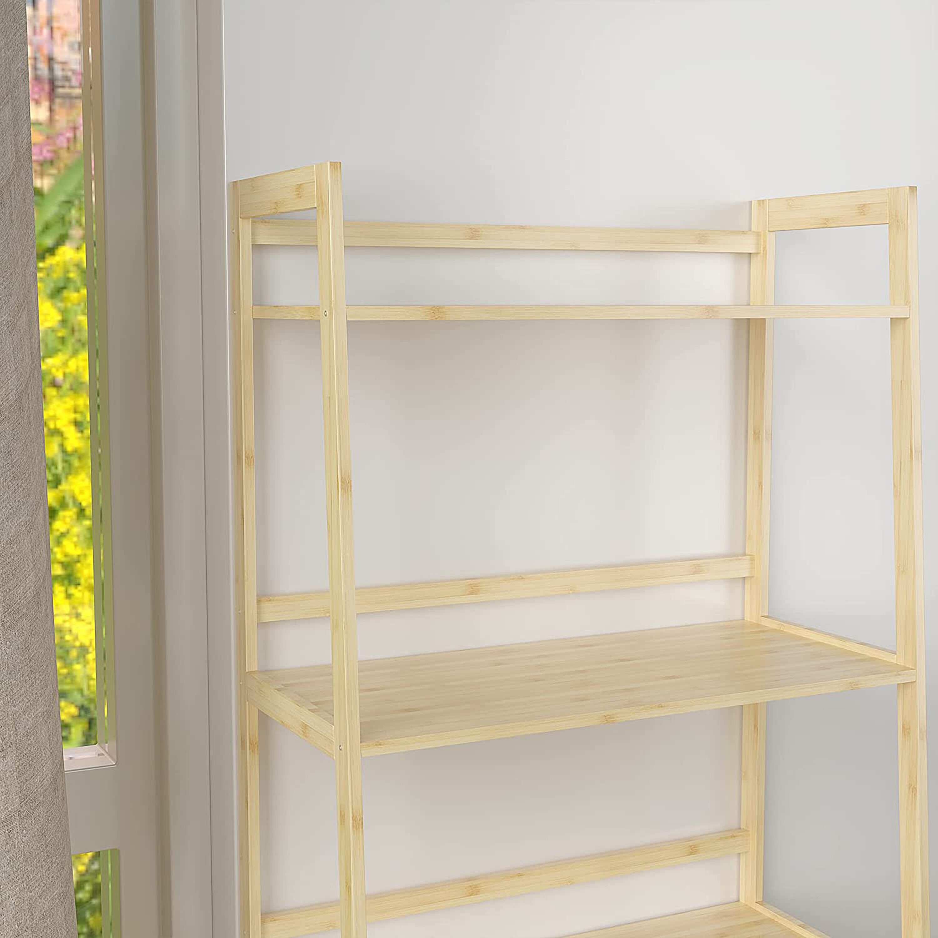 Bookshelf, Ladder Shelf, 4 Tier Tall Bookcase, Modern Open Book Case for  Bedroom, Living Room, Office - Yahoo Shopping