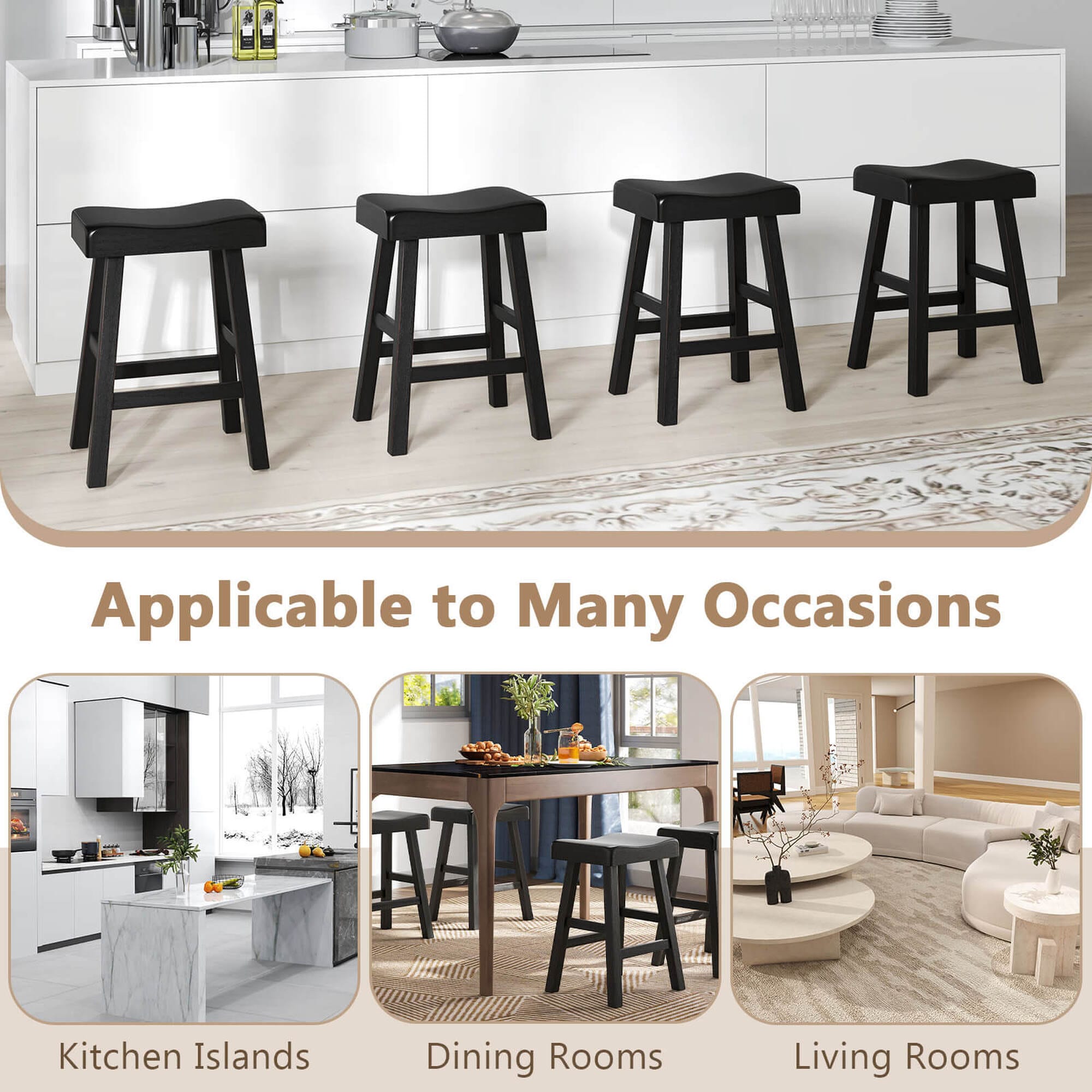 Costway HCST04661 stools - View #3