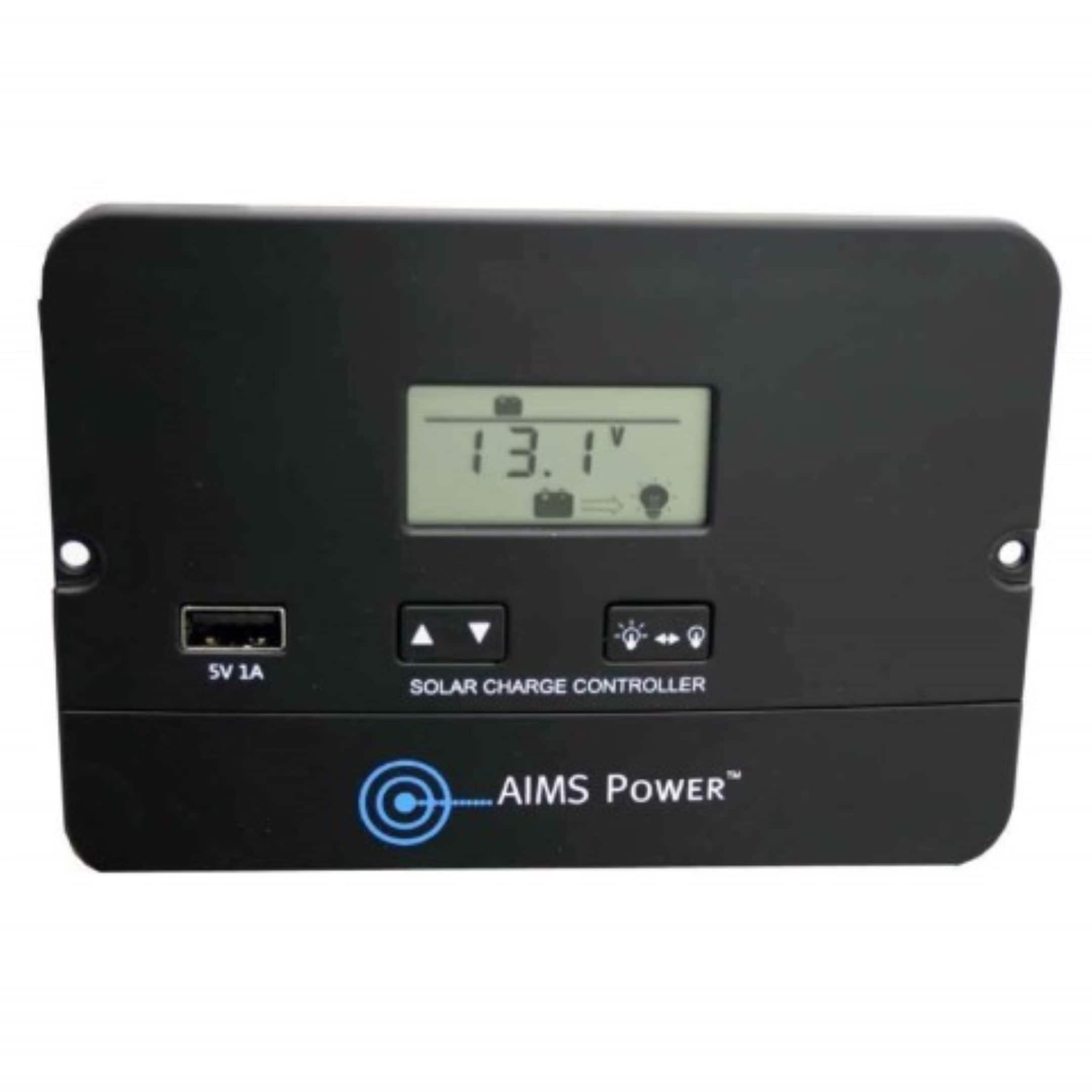 AIMS Power SCC10AFMA 10-Amps Charge Controller
