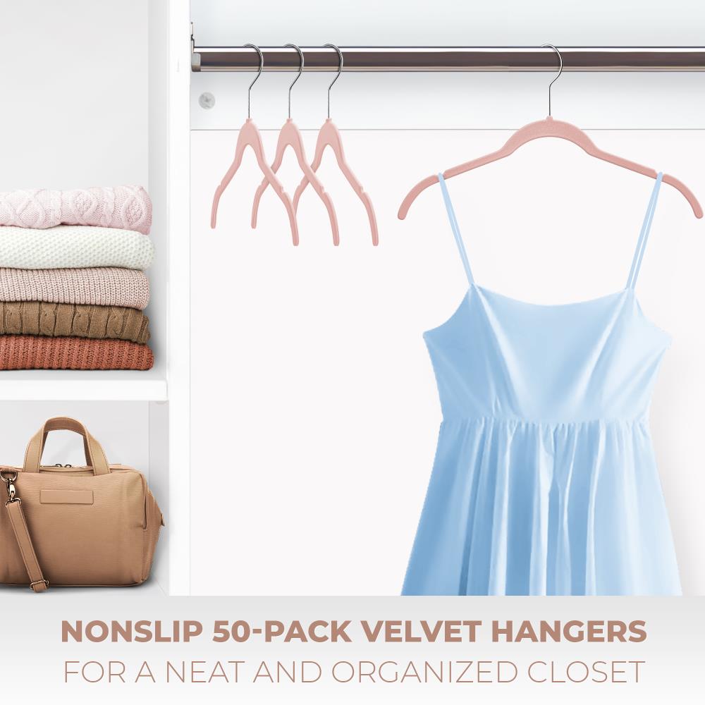 Osto 30 Pack Premium Velvet Hangers, Non-slip Adult Hangers With