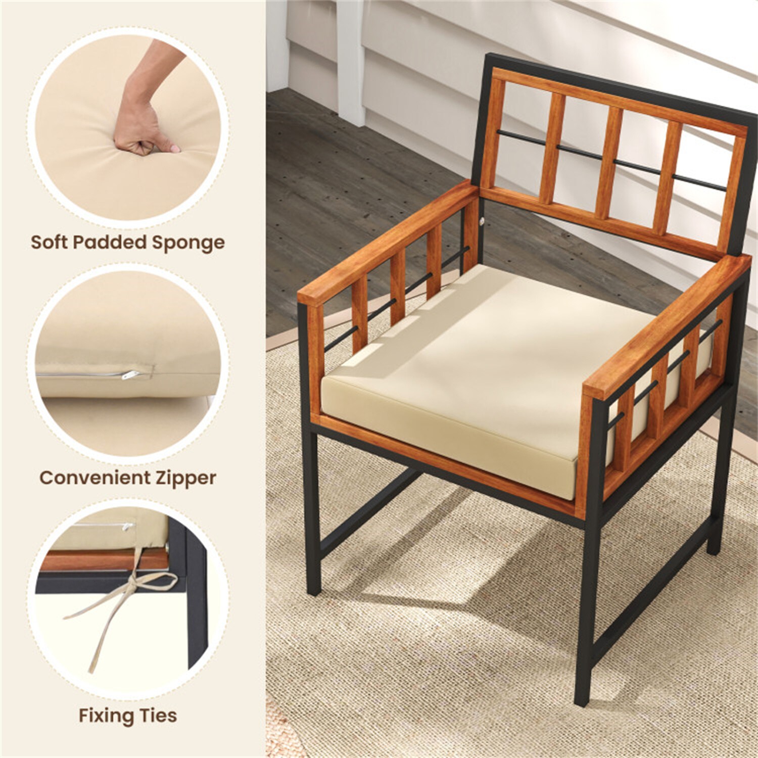 BABOOM BOM-0439GR+-CO Patio-Dining-Sets - View #4