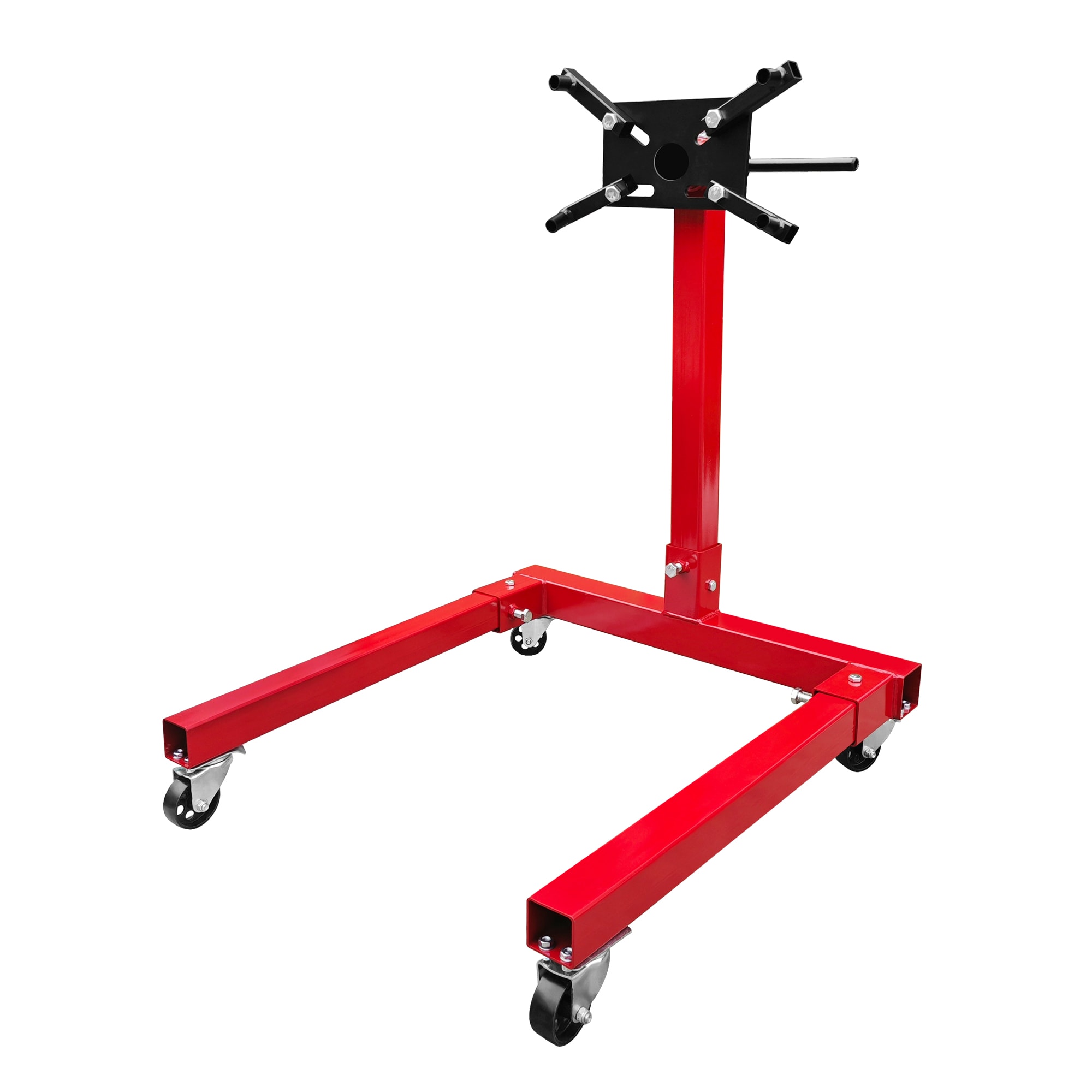 Kahomvis JT-2QP214-03 Engine Stand 1250LBS Capacity 360 Degree Rotating Engine Run Stand with 4-Casters Heavy Duty Motorcycle Engine Stand for Auto Repair Vehicle Maintenance