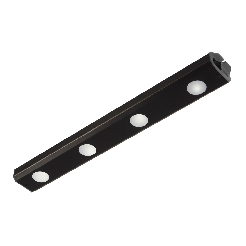 Utilitech GU0918-4LBKI Classic 18.75-in Plug-in LED Under Cabinet Light Bar Light