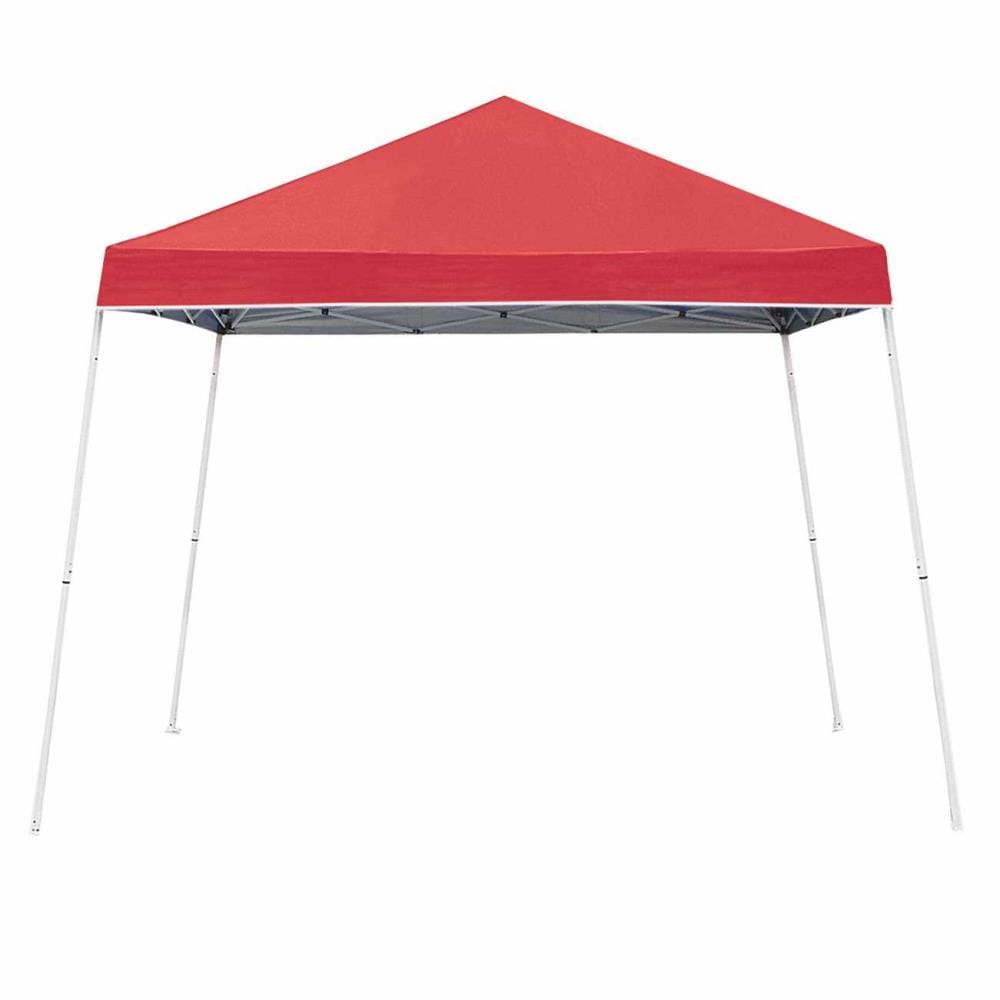 Z-Shade 10-ft L Square Red Pop-Up Canopy at Lowes.com