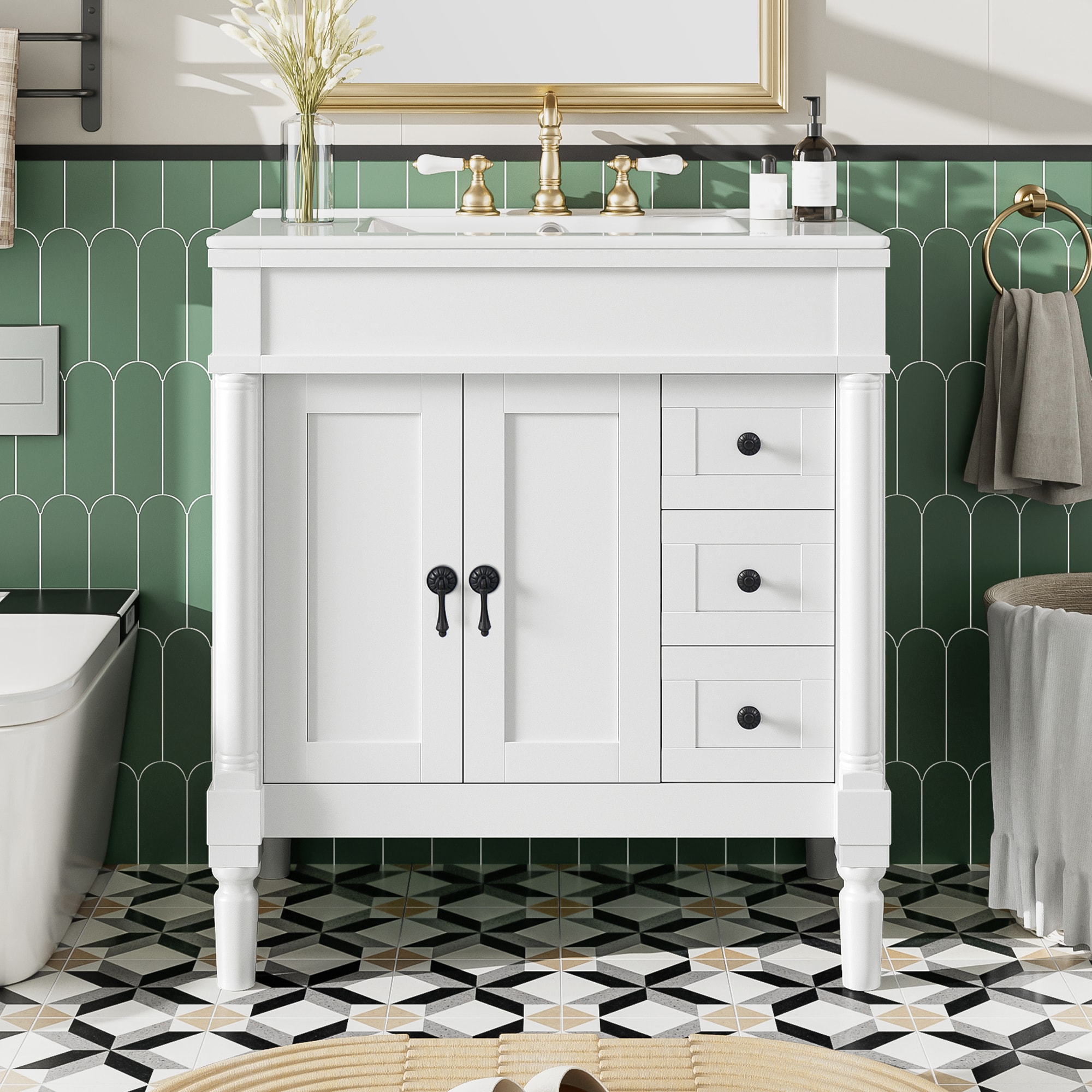 ModernLuxe L3P-N729P299368K Bath-Vanity-Combo - View #2
