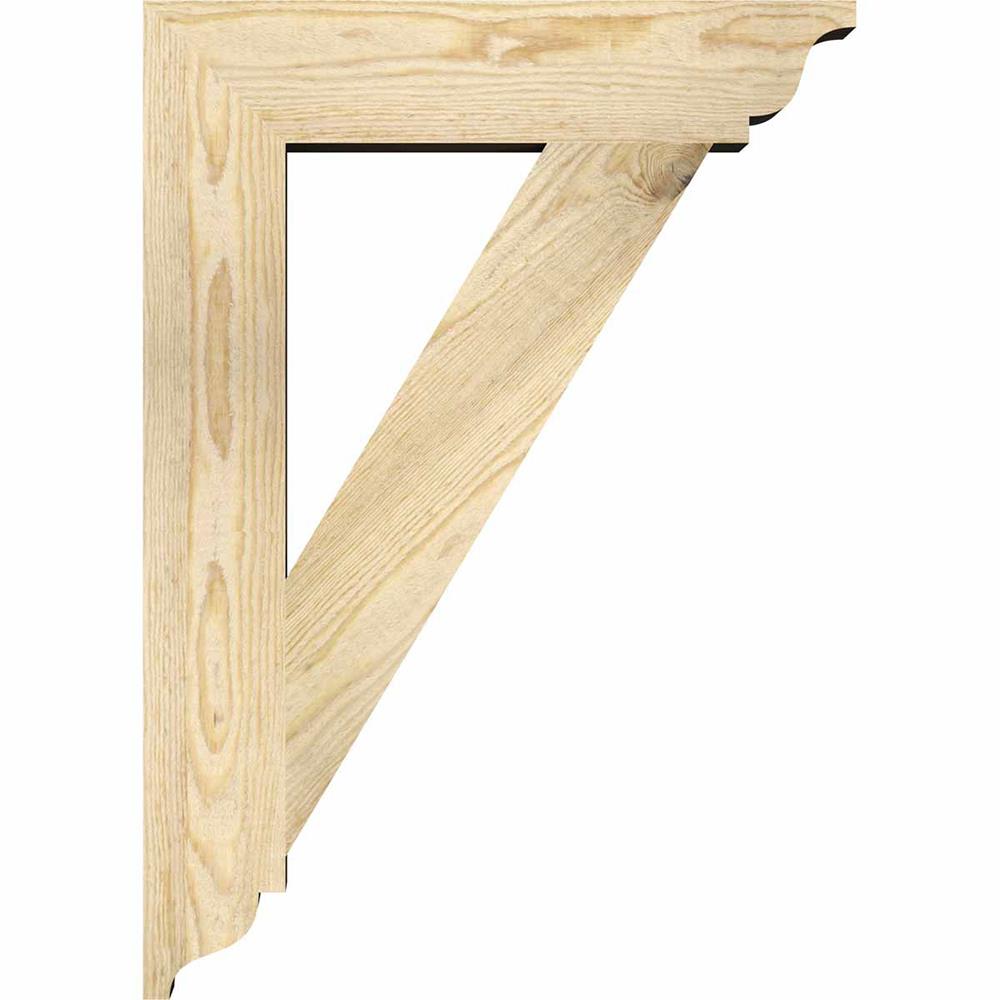 Ekena Millwork BKT04X20X28TRA01RDF Exterior-Brackets-Braces - View #3