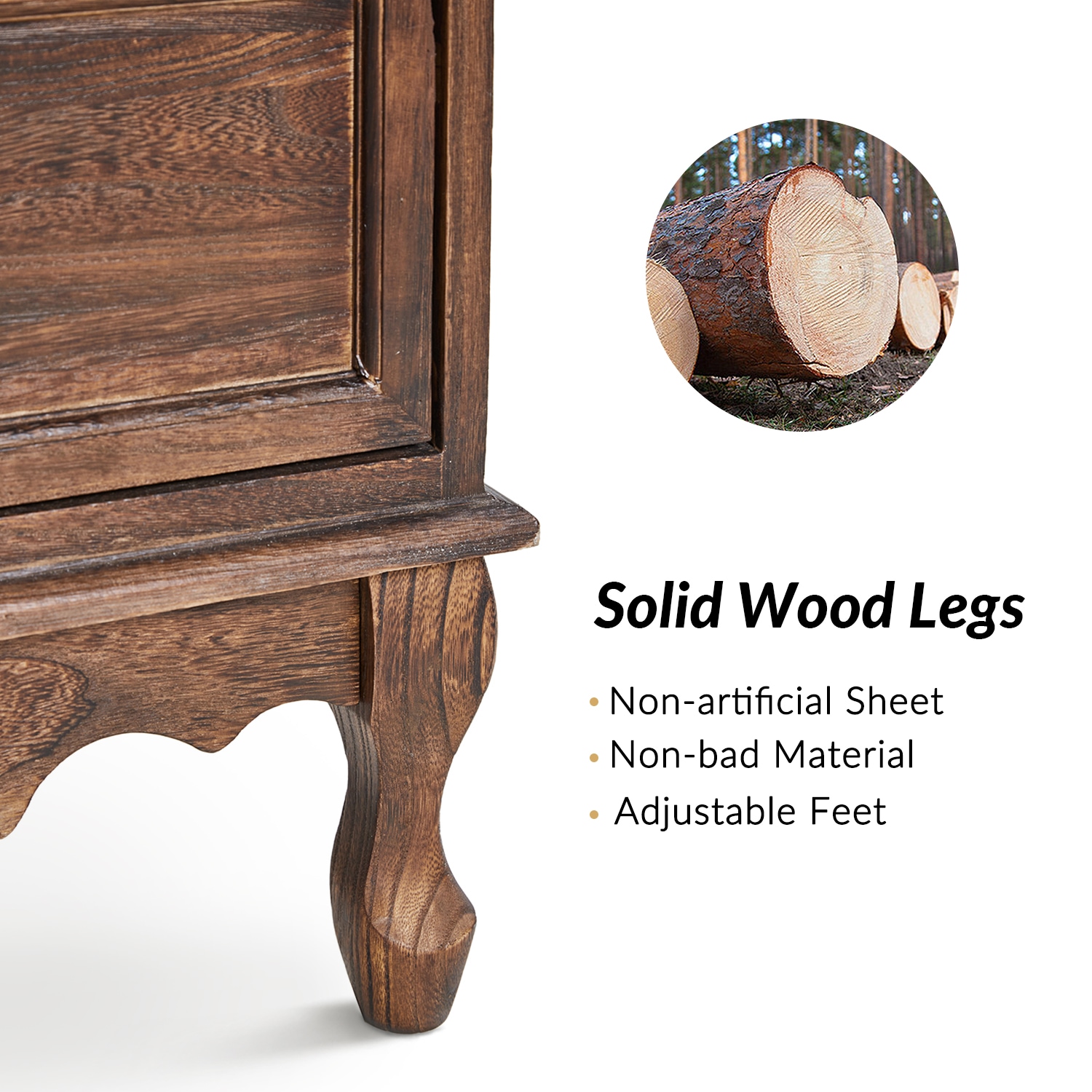 14 Karat Home SCCL0878-WAL nightstands - View #8