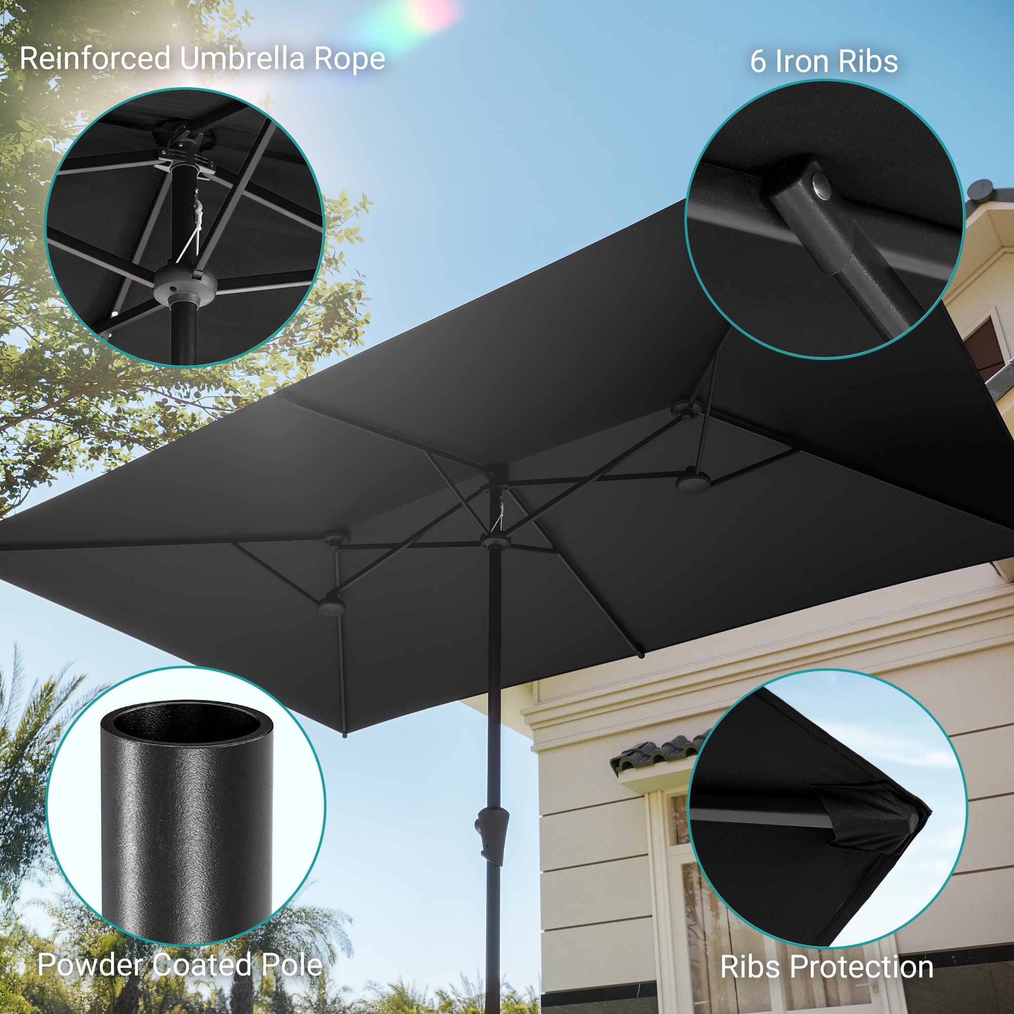 Sonkuki SD-TJ10BK Umbrellas-2 - View #4