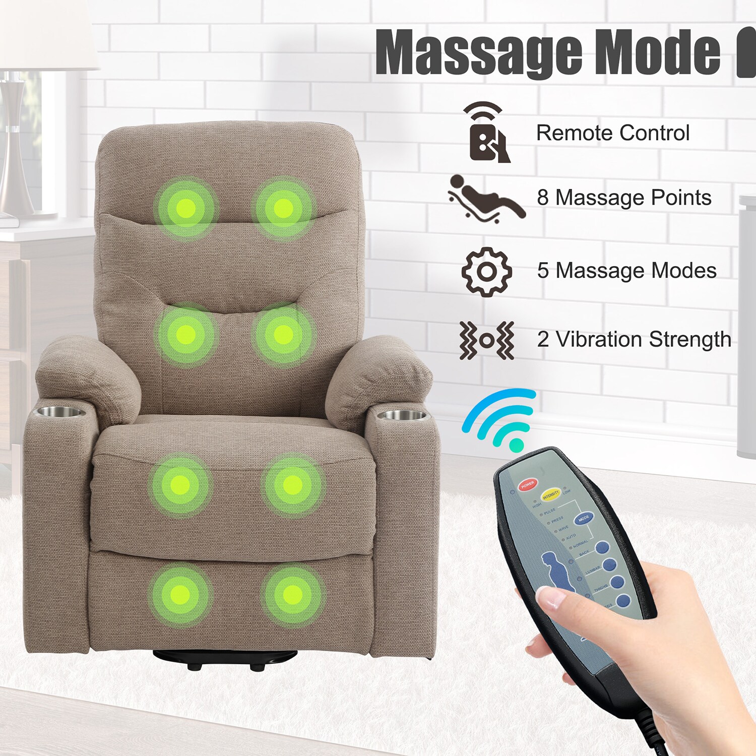 GZMR GM--SXAF81232S-BR recliners - View #6