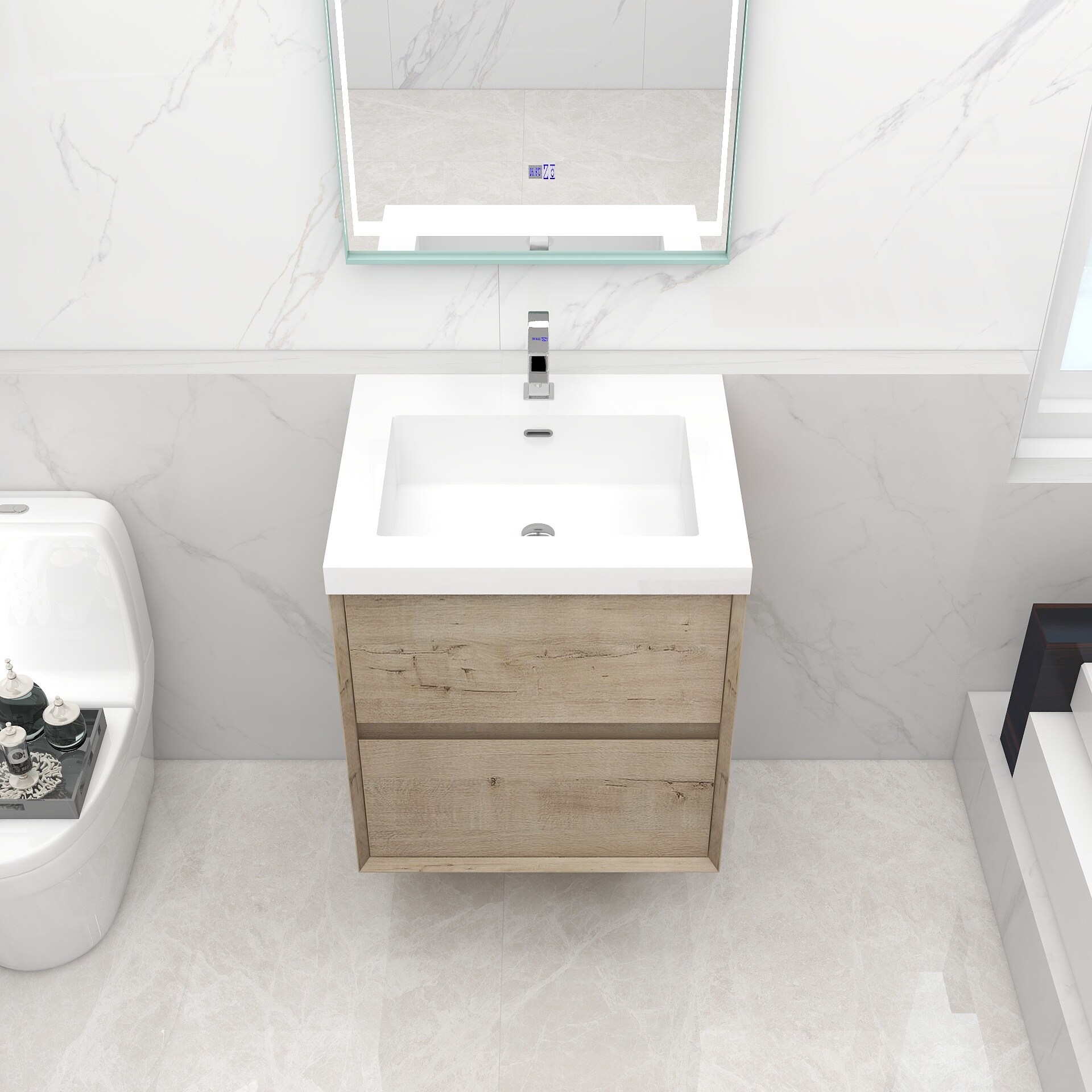 BV Better Vanity SLIM24-WO Bath-Vanity-Combo - View #8