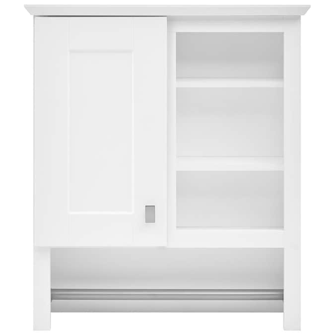 7 66 In D White Bathroom Wall Cabinet, White Wall Cabinet For Bathroom