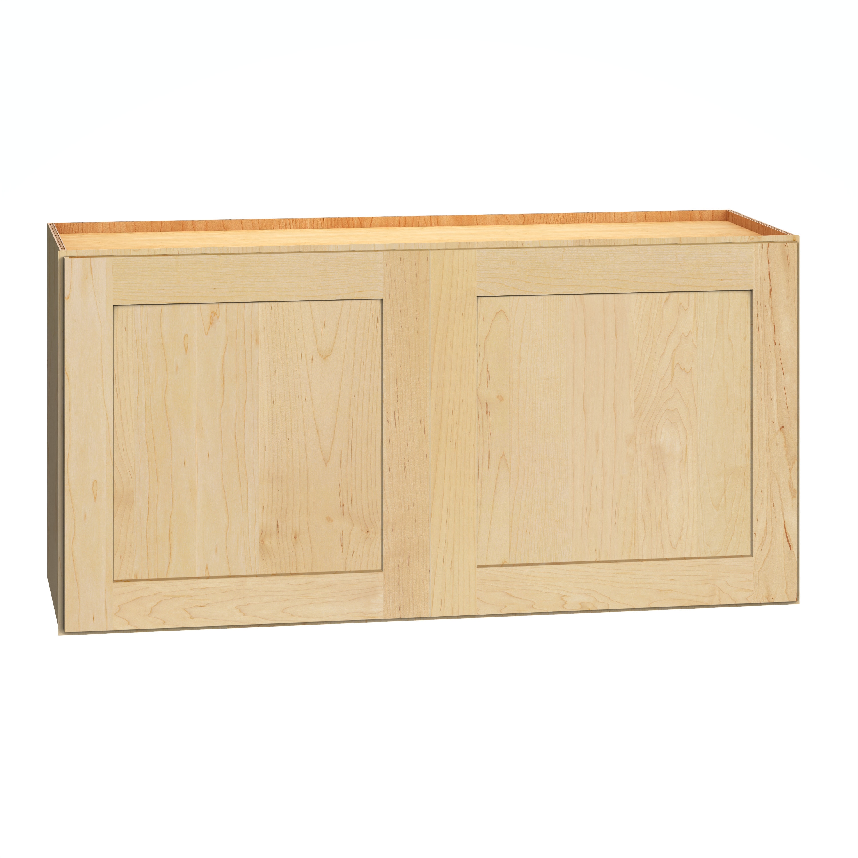 Diamond Express 62J-W3618 Jamestown 36-in W x 18-in H x 12-in D Natural Light Brown Wall Fully assembled Plywood Cabinet (Recessed Panel Shaker)