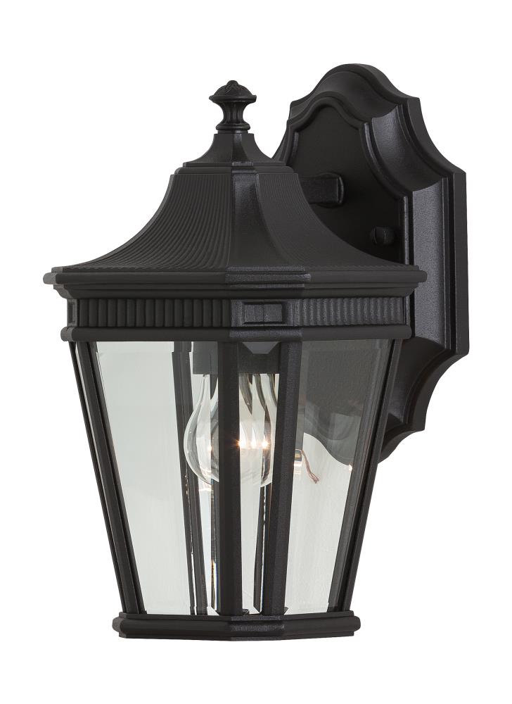 Generation Lighting Cotswold Lane 6.5-in W 1-Light Black Wall Sconce in ...