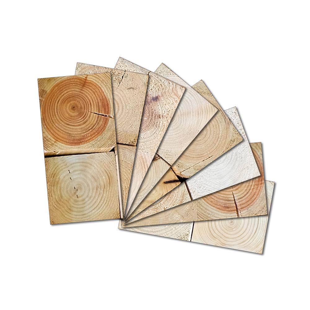 Instant Mosaic 0370101 Upscale Designs Multicolor 3-in x 6-in Glossy Glass Random Tile (8-sq. ft/ Carton)