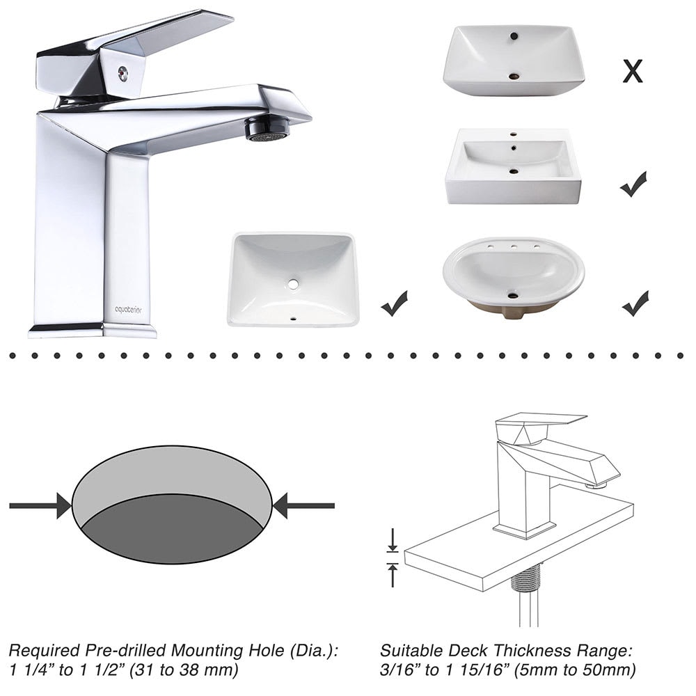 Yescom 80PSKST025-F1-CHR-LO Lavatory-Faucets - View #4