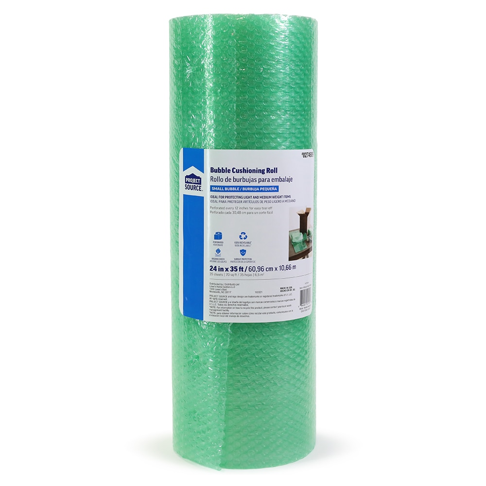 Bubble Wrap® Strong Bubble Roll - 24 x 250', 1/2, Perforated S