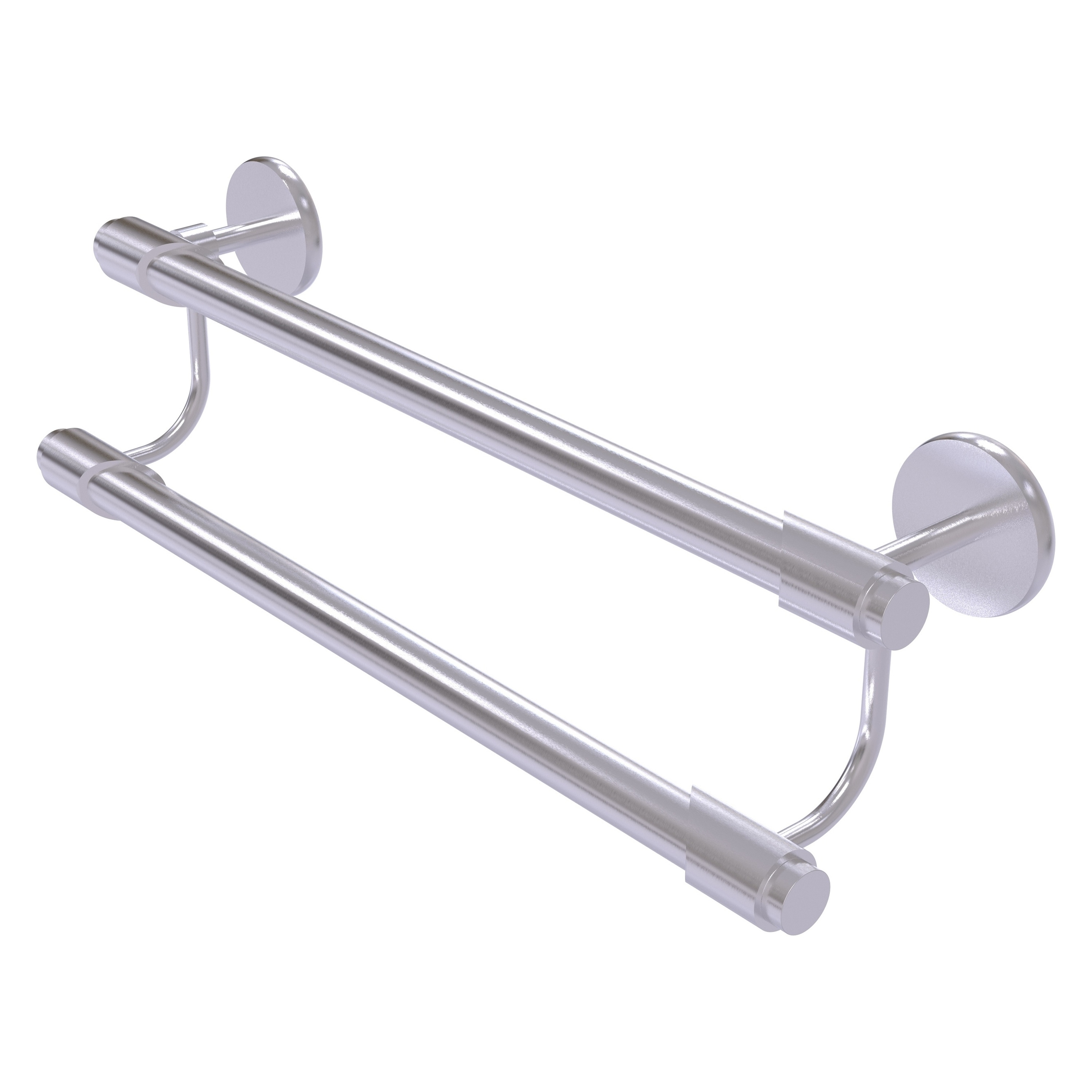 Allied Brass TR-72/36-SCH Tribecca 36-in double Satin Chrome Wall mount Double Towel Bar