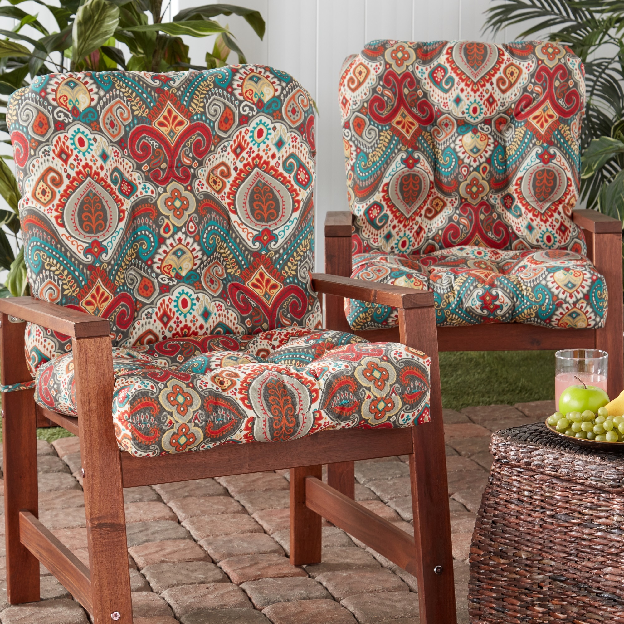 Greendale Home Fashions OC6815S2-ASBURYPARK Patio-Furniture-Cushions - View #7