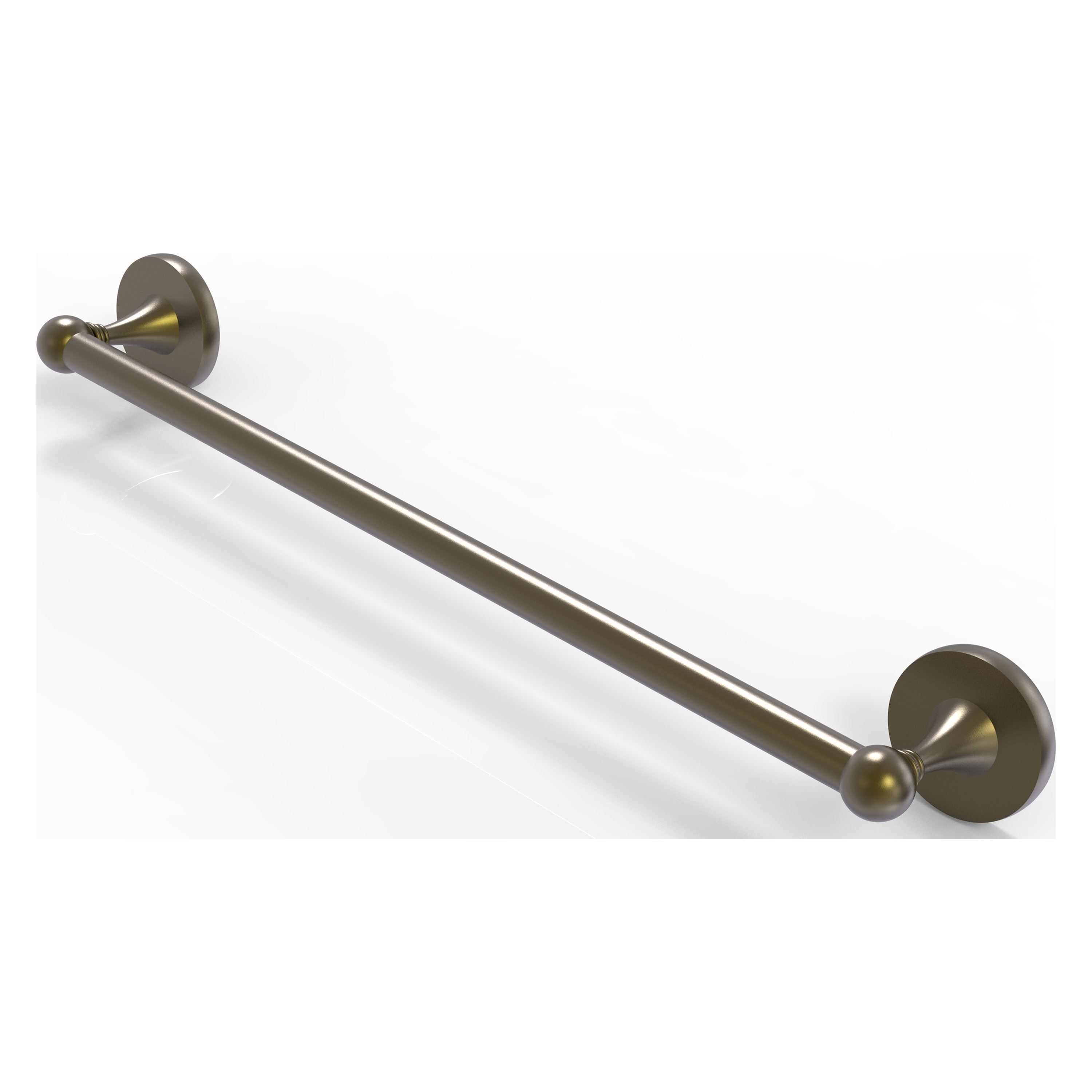 Allied Brass SL-41-36-ABR Shadwell 36-in Antique Brass Wall mount Single Towel Bar