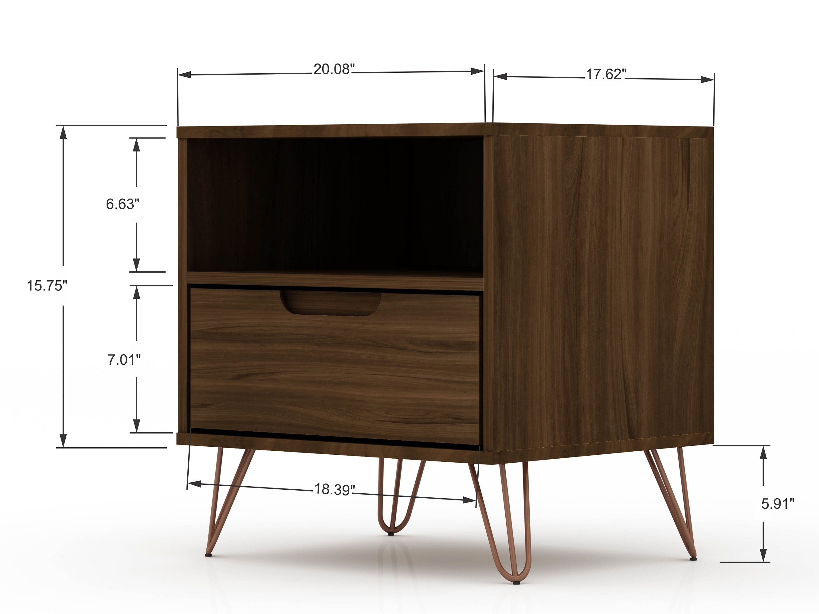 Manhattan Comfort 2-101GMC5 nightstands - View #3